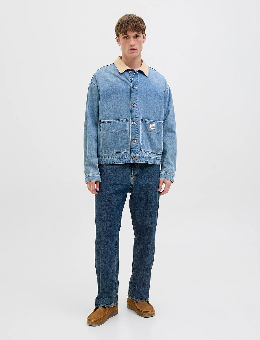 Jack & Jones - JJIEDDIE JJBASIC SQ 061 NOOS - blue denim - 4