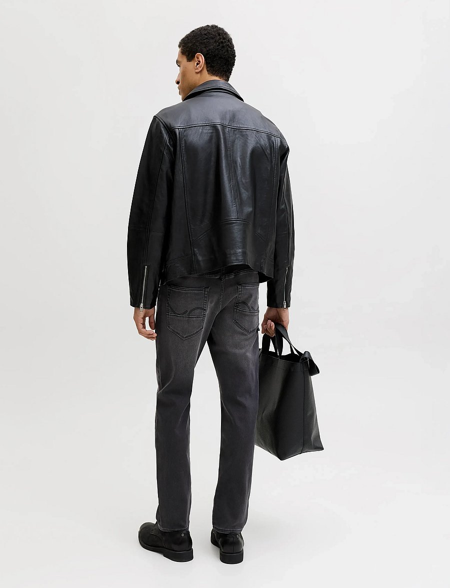 Jack & Jones - JJIMIKE JJFOX I.K SQ 426 NOOS - tapered jeans - black denim - 3