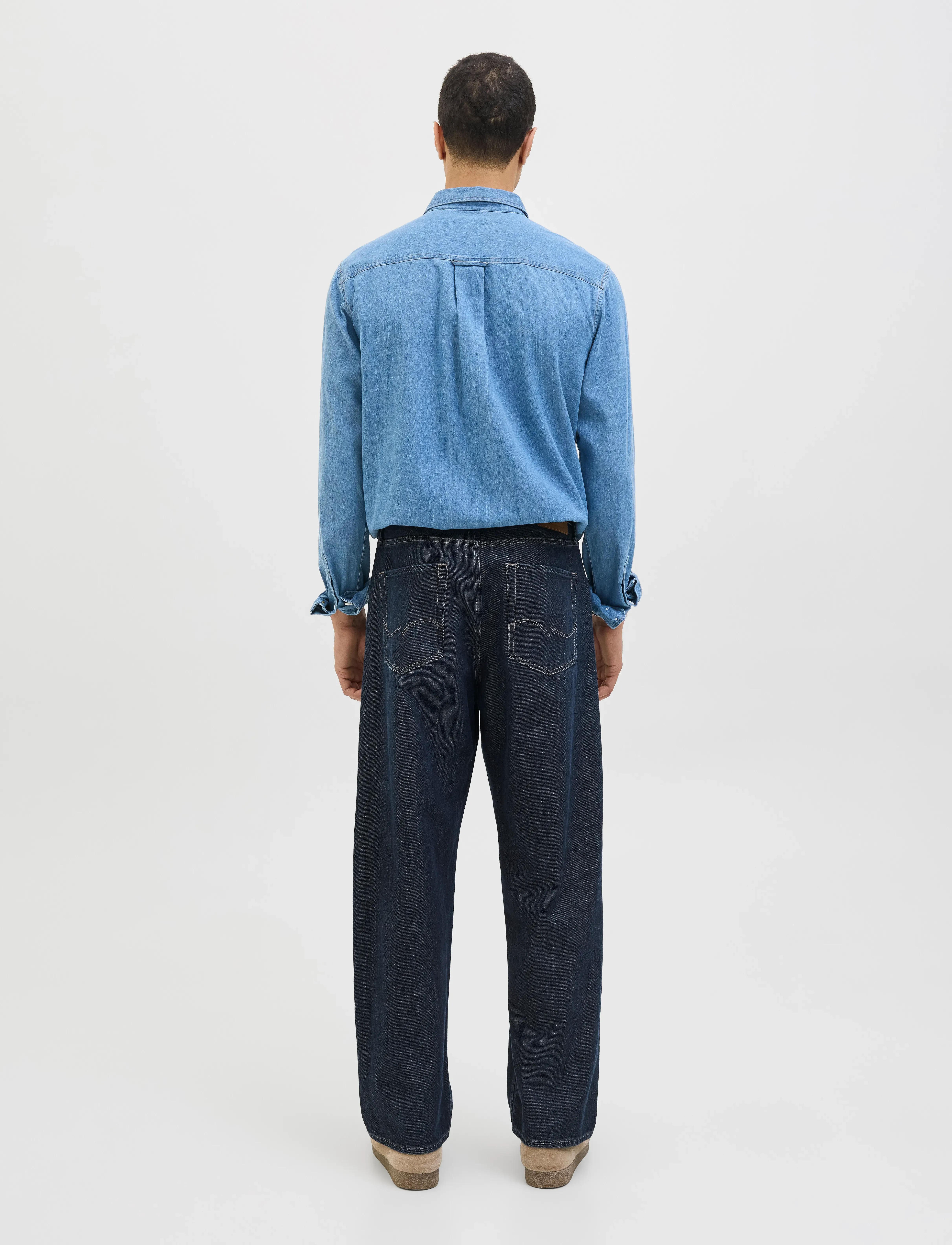 Jack & Jones - JJIALEX JJORIGINAL AM 899 NOOS - rúmar gallabuxur - blue denim - 3