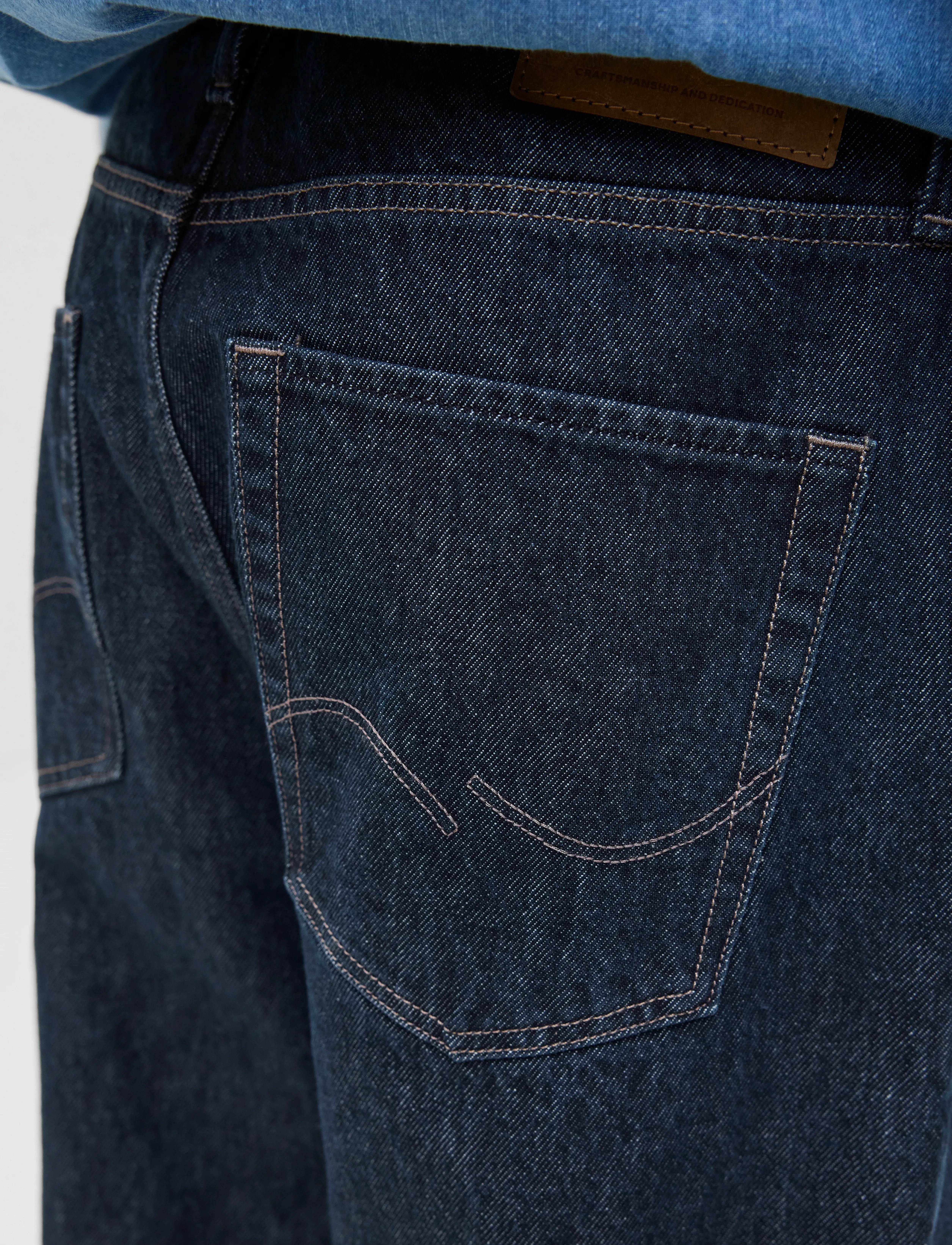 Jack & Jones - JJIALEX JJORIGINAL AM 899 NOOS - rúmar gallabuxur - blue denim - 4