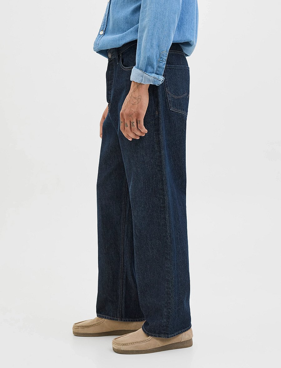 Jack & Jones - JJIALEX JJORIGINAL AM 899 NOOS - rúmar gallabuxur - blue denim - 5