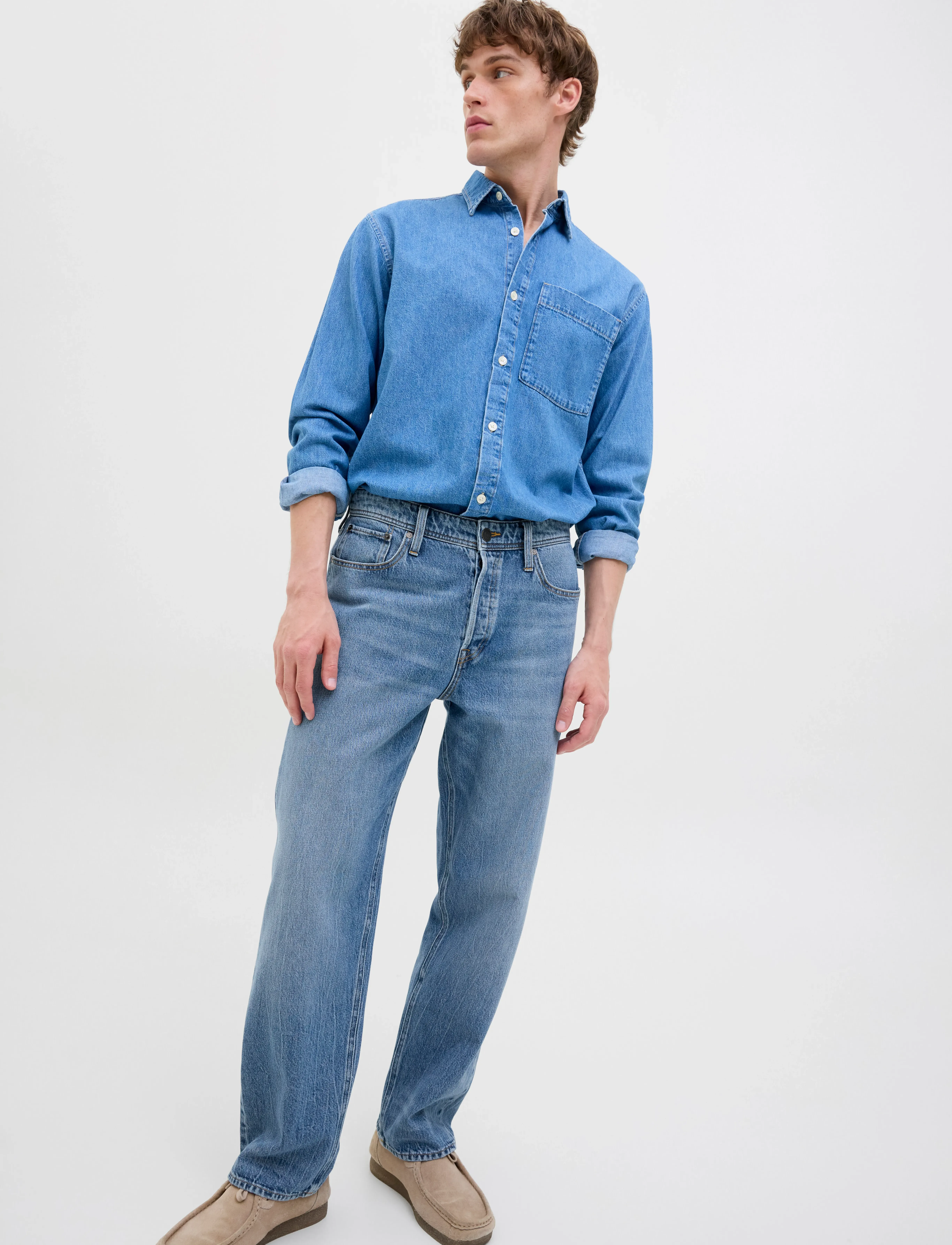 Jack & Jones JJIEDDIE JJORIGINAL SQ 229 - Streetstyle - BLUE DENIM / blue