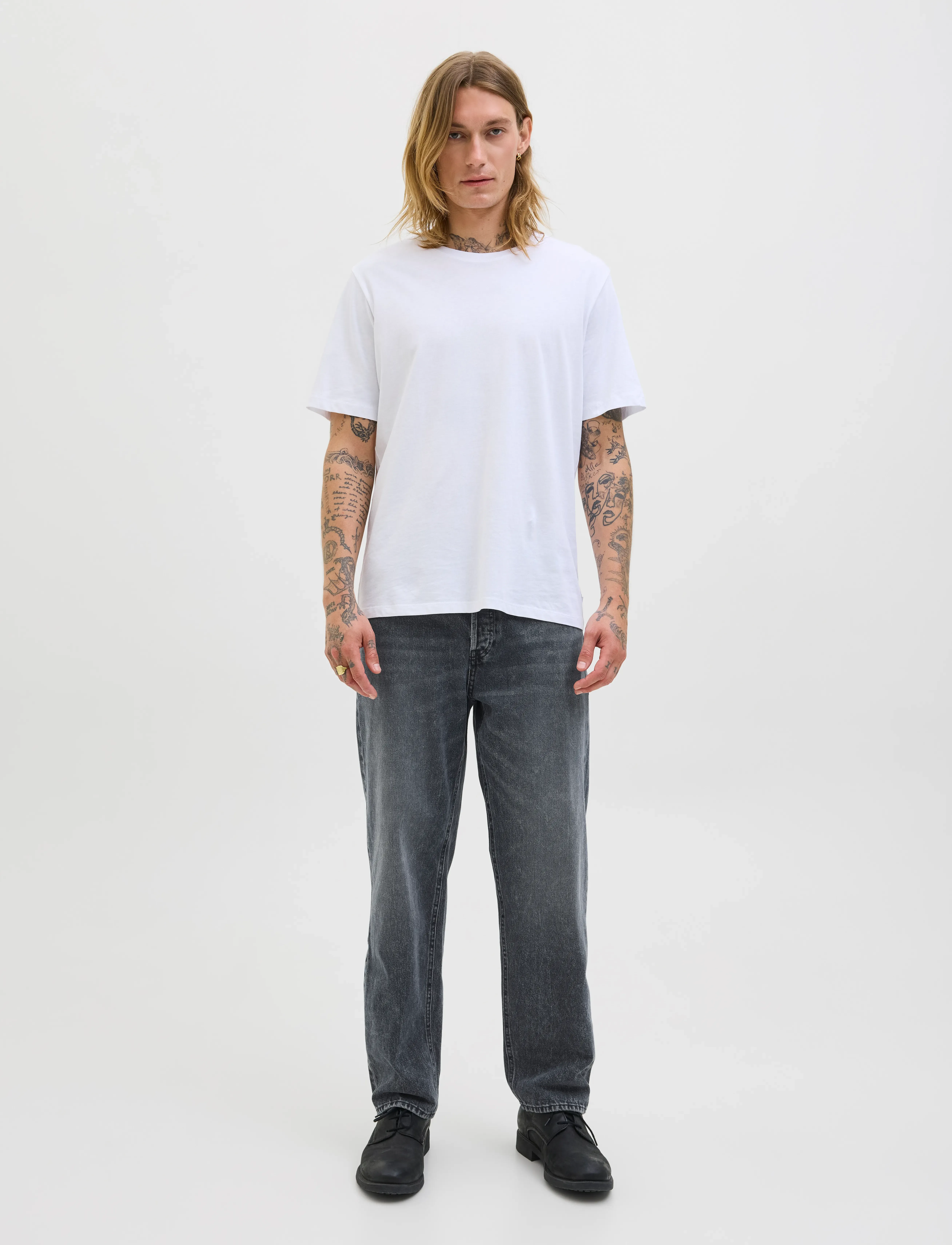 JACK & JONES Jjieddie Jjoriginal Sq 227 relaxed fit jeans herr – bild 5
