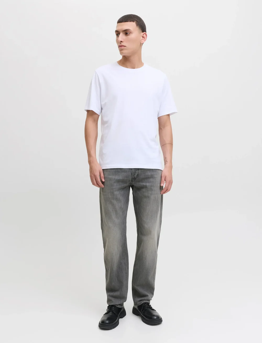 Jack & Jones - JJIMIKE JJORIGINAL SBD 558 - tapered-lõikega teksad - grey denim - 0