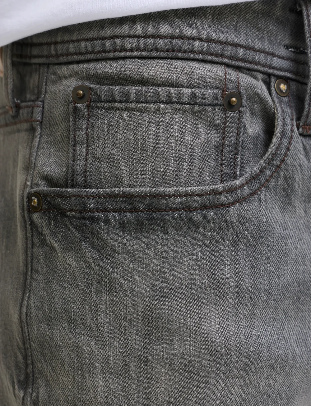 Jack & Jones - JJIMIKE JJORIGINAL SBD 558 - tapered-lõikega teksad - grey denim - 4