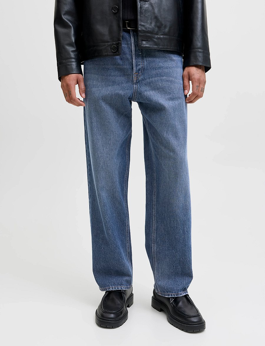 Jack & Jones - JJIALEX JJORIGINAL SBD 881 NOOS - džinsi ar platiem galiem - blue denim - 0