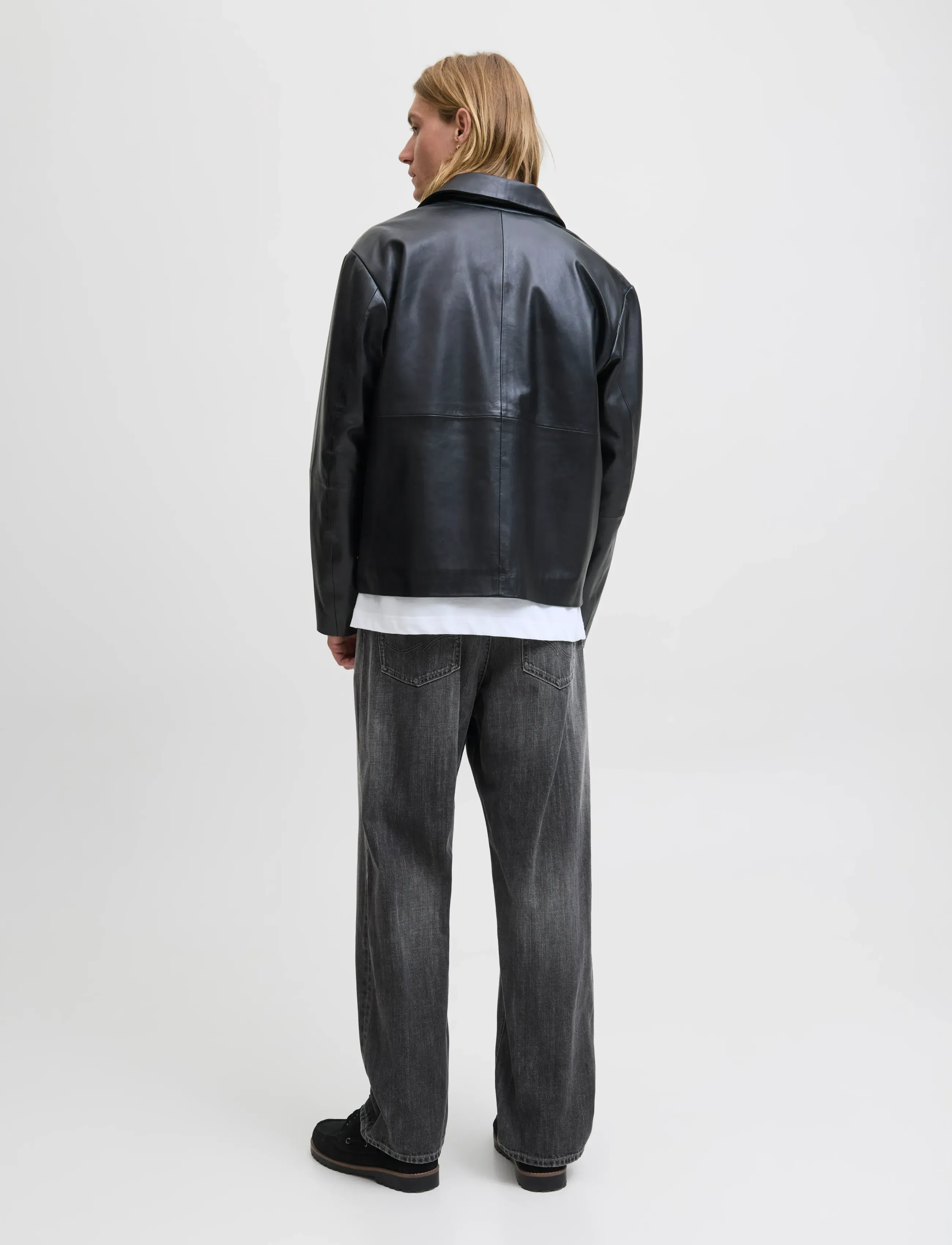 Jack & Jones - JJIALEX JJORIGINAL SBD 408 SN - loose jeans - black denim - 3