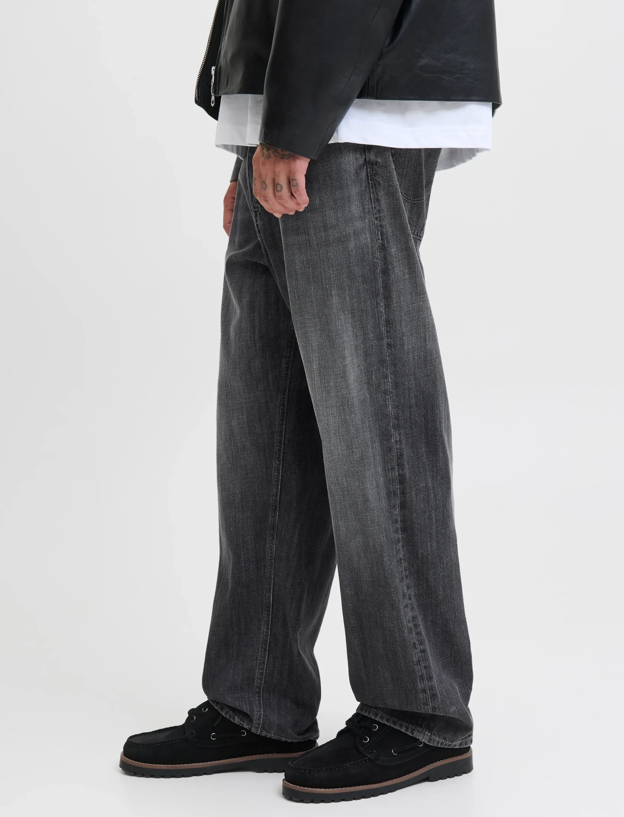 Jack & Jones - JJIALEX JJORIGINAL SBD 408 SN - loose jeans - black denim - 5