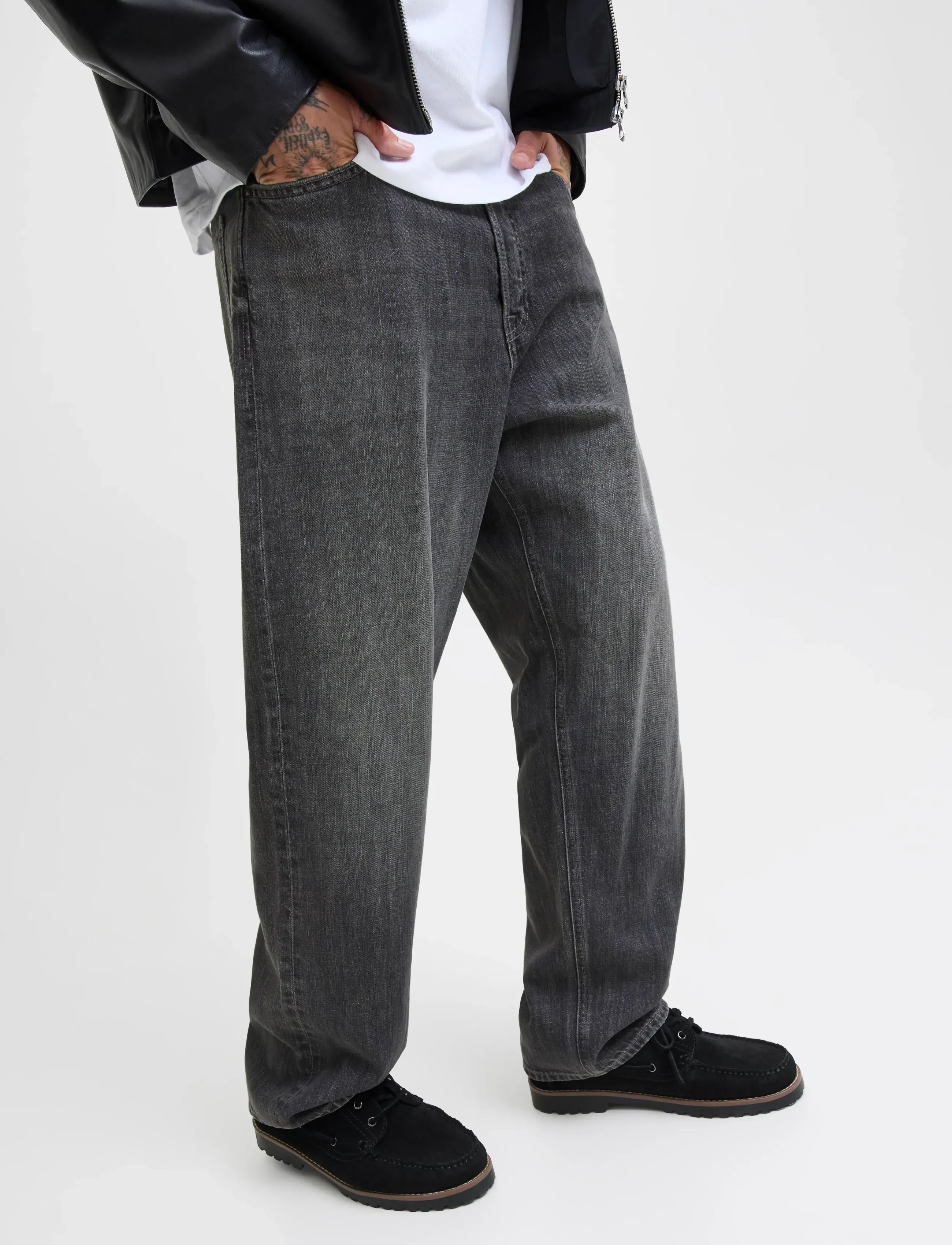 Jack & Jones JJIALEX JJORIGINAL SBD 408 SN - Jeans - BLACK DENIM / grey