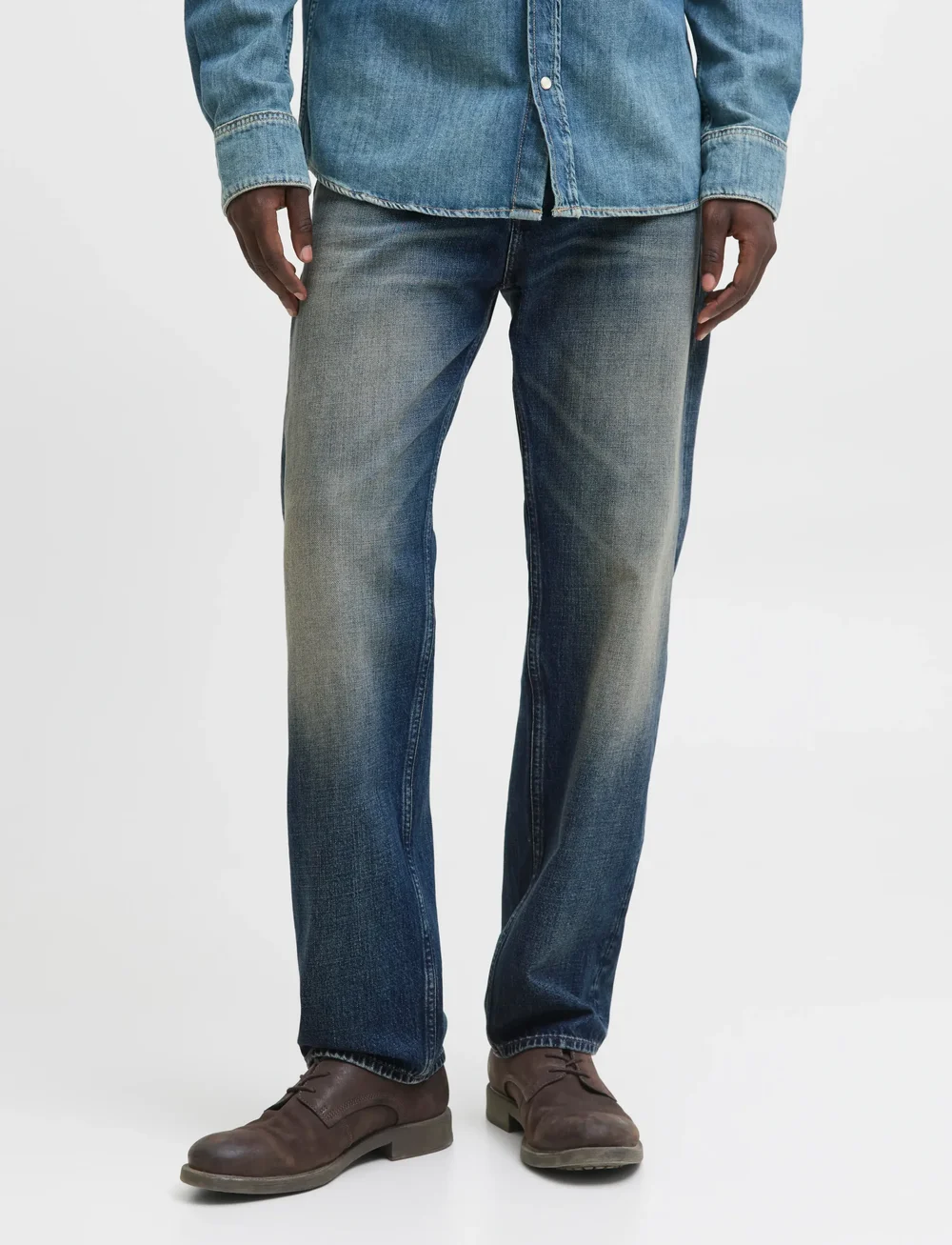 Jack & Jones - JJICHRIS JJORIGINAL CB 620 NOOS - tavalised teksad - blue denim - 0