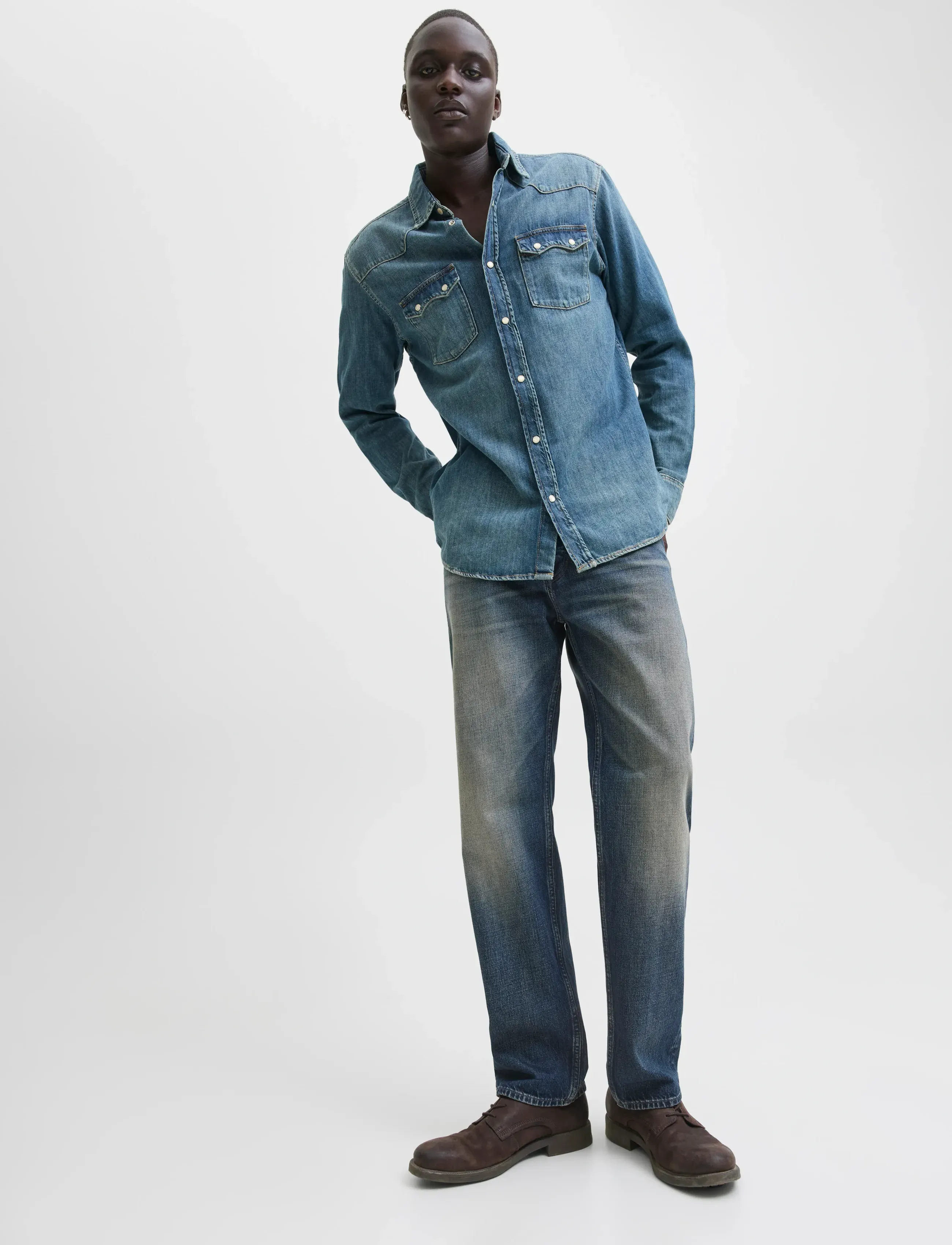 JACK & JONES Jjichris Jjoriginal Cb 620 Noos relaxed fit jeans herr – bild 5