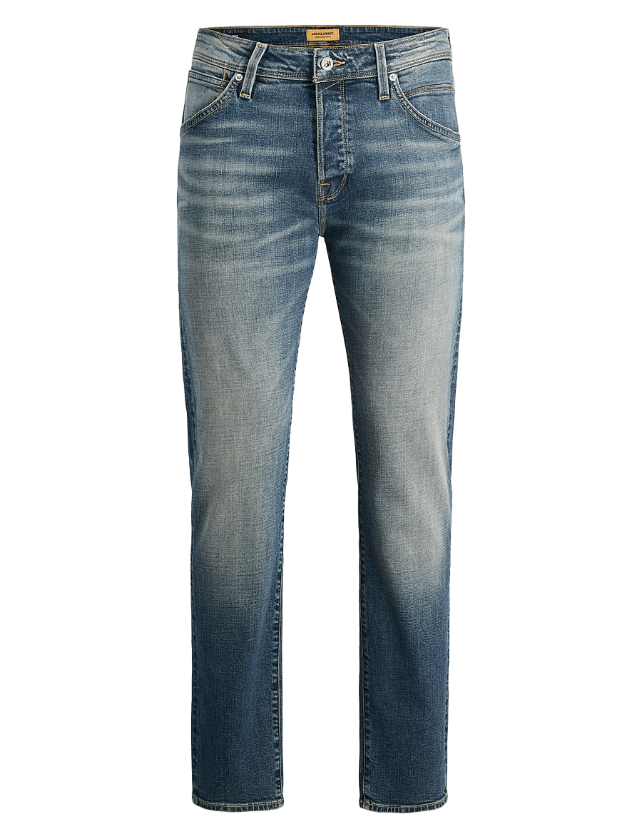 Jack & Jones - JJIMIKE JJFOX CB 082 - tapered jeans - blue denim - 1