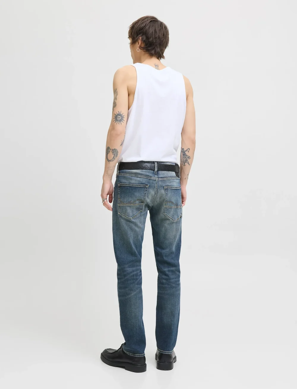 Jack & Jones - JJIMIKE JJFOX CB 082 - tapered jeans - blue denim - 3