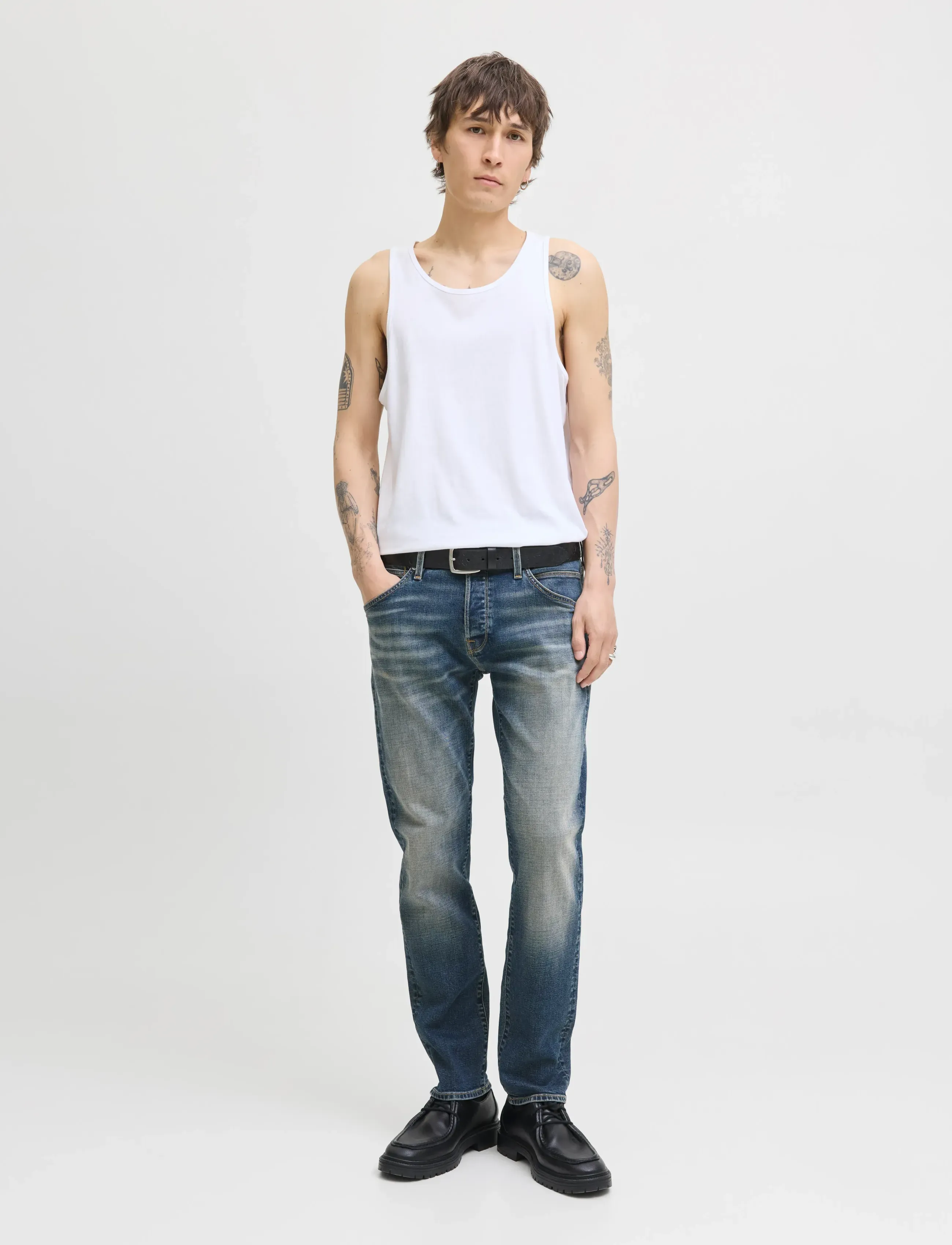Jack & Jones JJIMIKE JJFOX CB 082 - Streetstyle - BLUE DENIM / blue