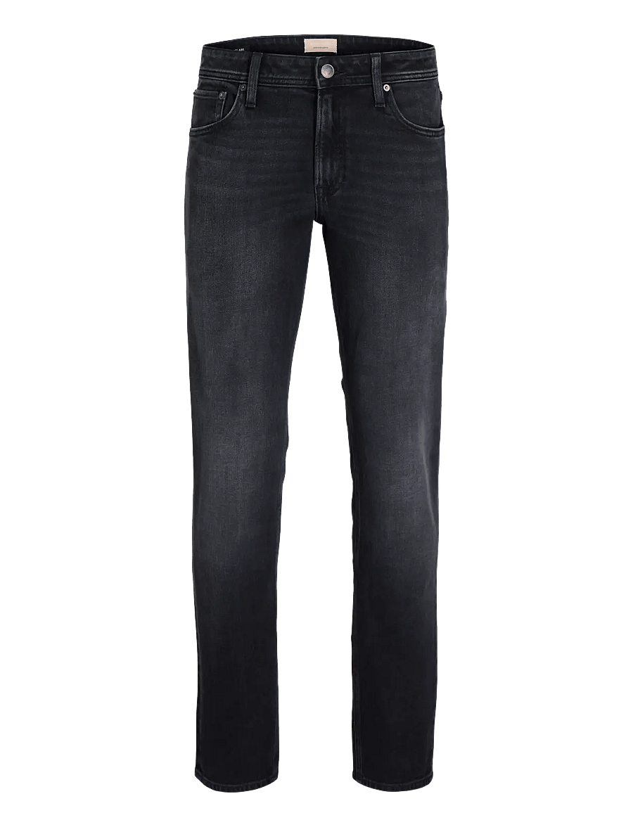 Jack & Jones - JJICLARK JJORIGINAL AKM 394 NOOS - regular piegriezuma džinsa bikses - black denim - 1