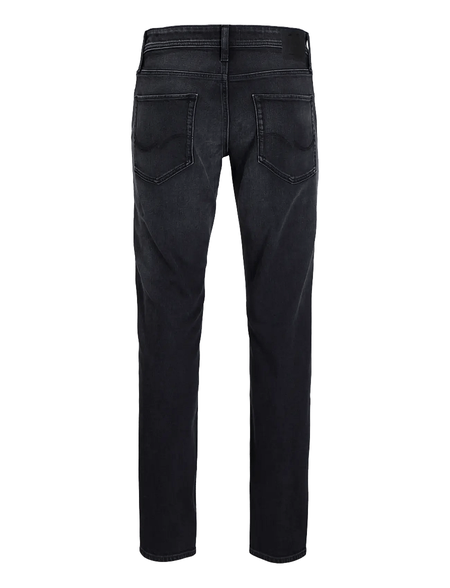 Jack & Jones - JJICLARK JJORIGINAL AKM 394 NOOS - regular piegriezuma džinsa bikses - black denim - 2
