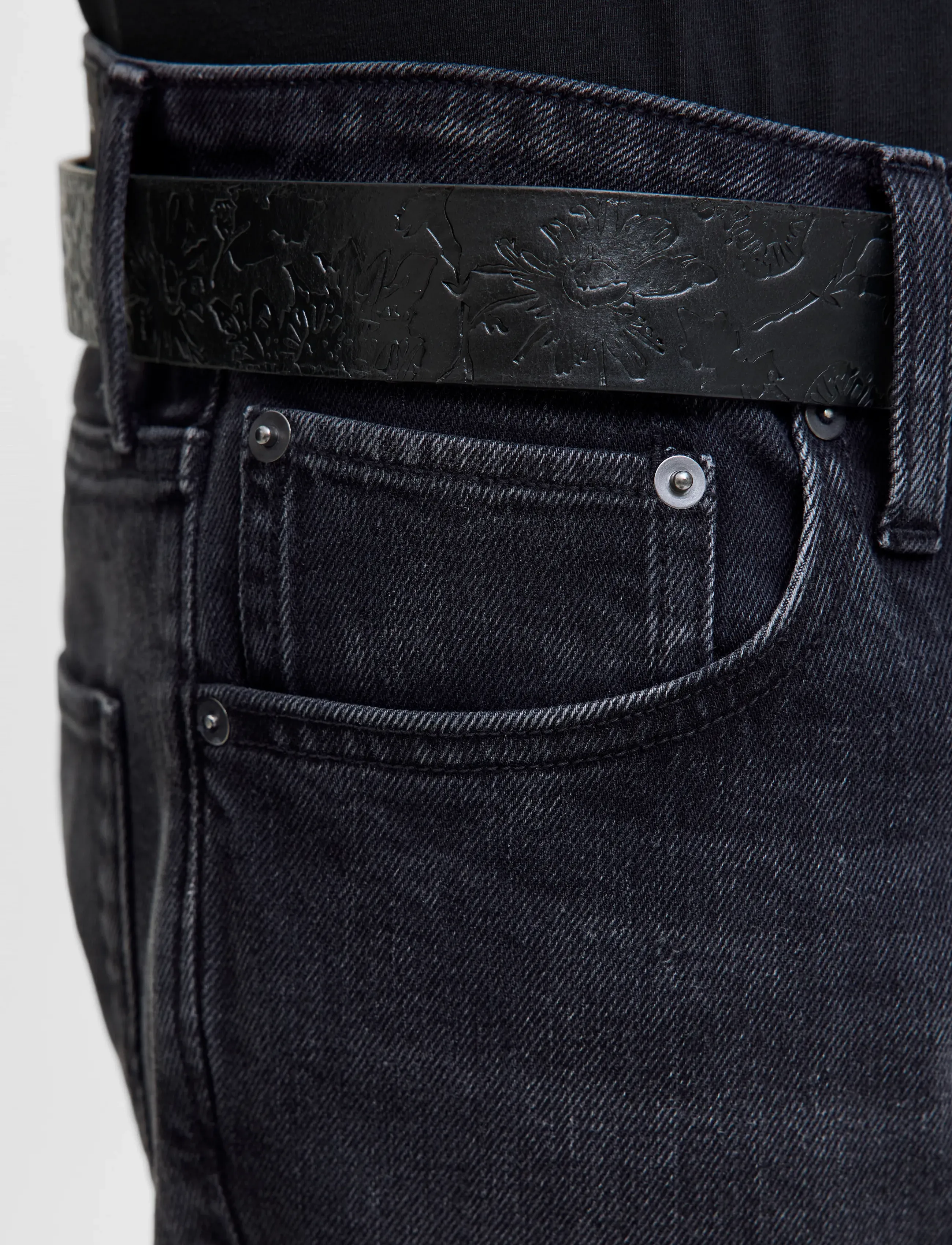 Jack & Jones JJICLARK JJORIGINAL AKM 394 NOOS - Streetstyle - BLACK DENIM / black