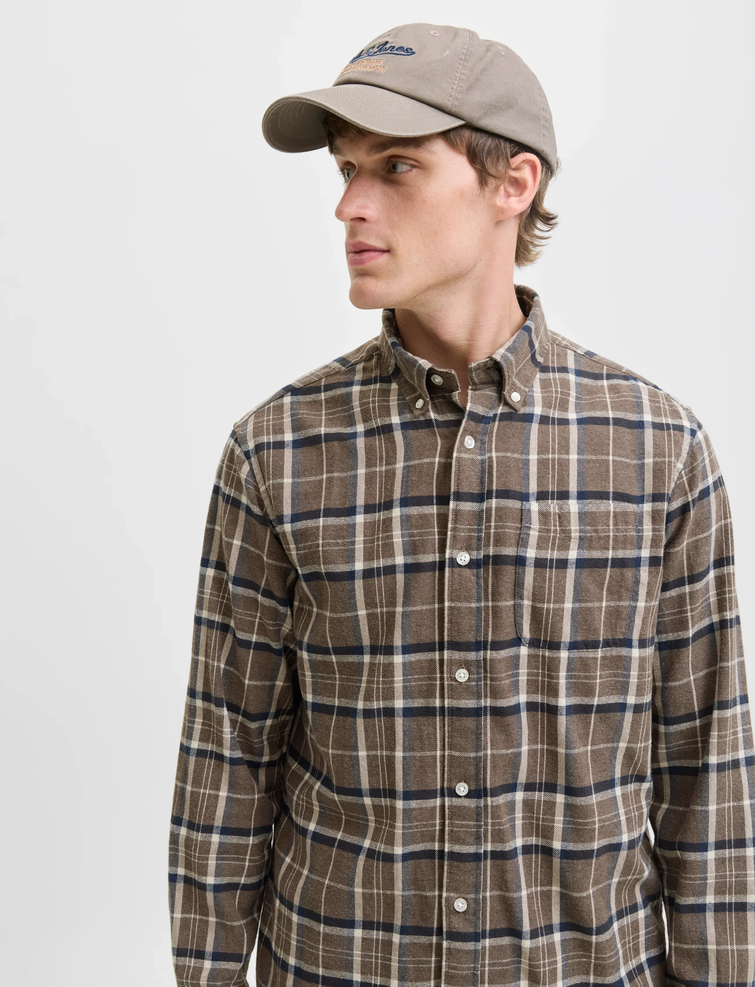 JACK & JONES Jjeclassic Flannel Check Shirt Ls Sn rutiga skjortor herr – bild 6