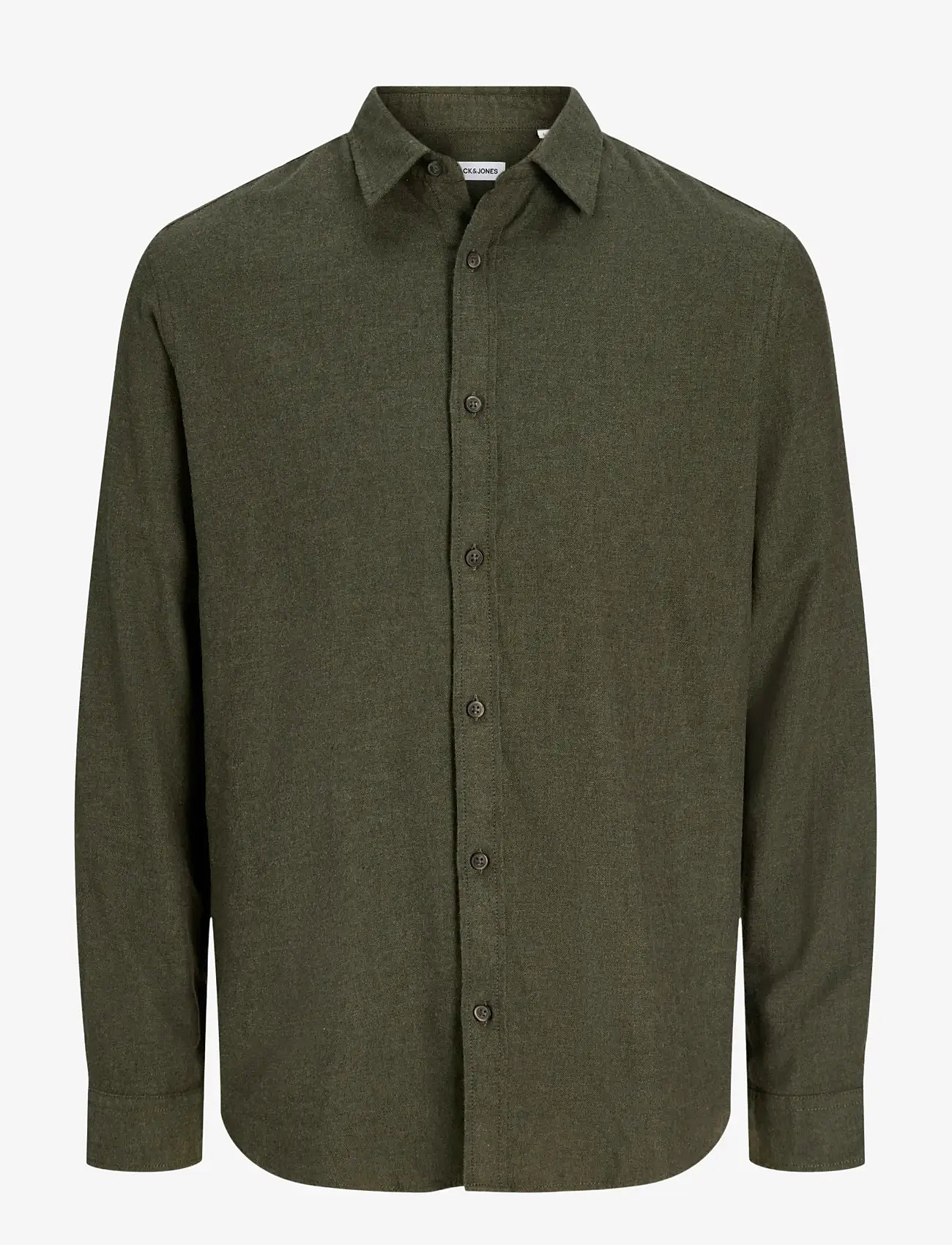 Jack & Jones - JJECLASSIC MELANGE SHIRT L/S NOOS - flanell-hemden - rosin - 1