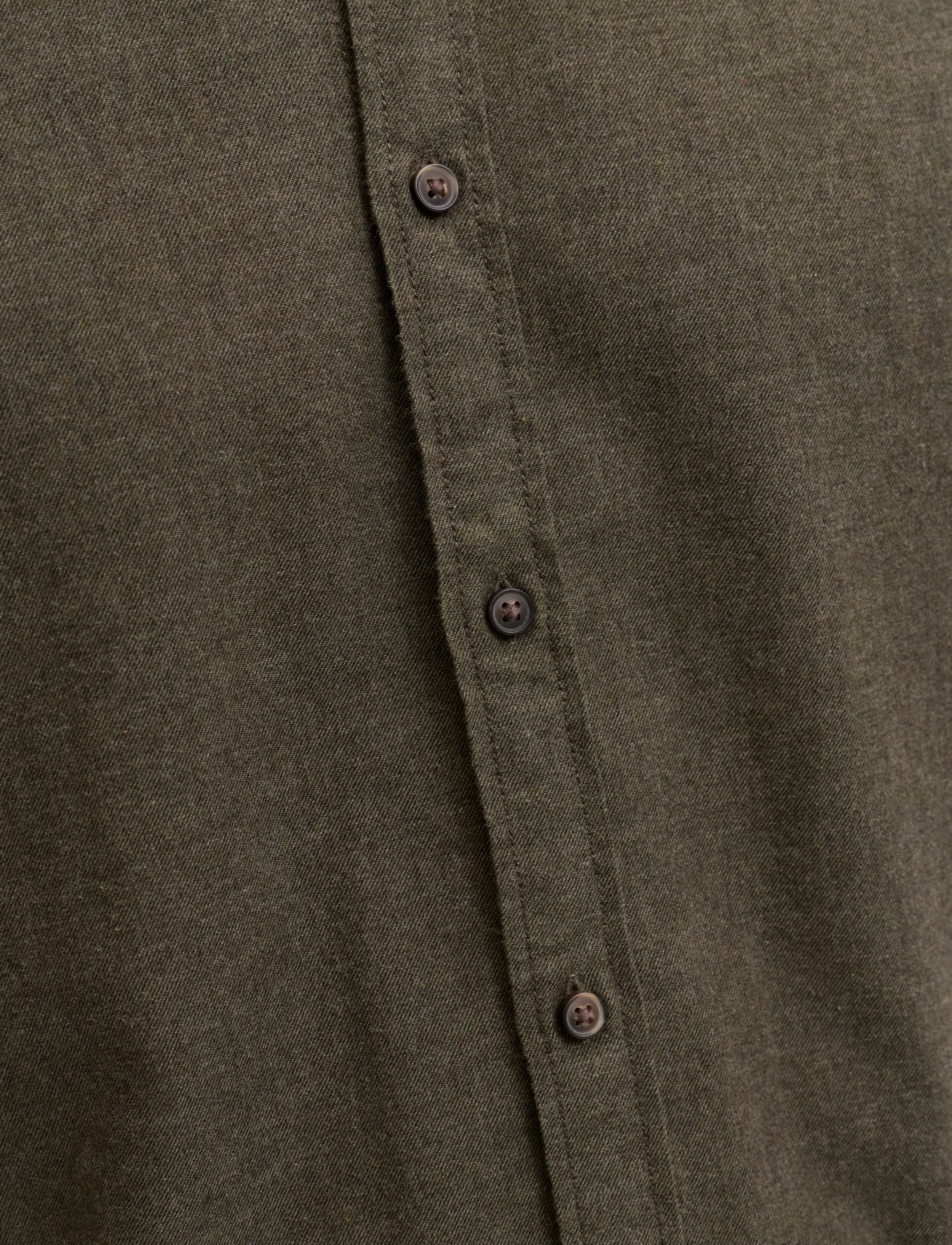 Jack & Jones - JJECLASSIC MELANGE SHIRT L/S NOOS - flannel skyrtur - rosin - 3