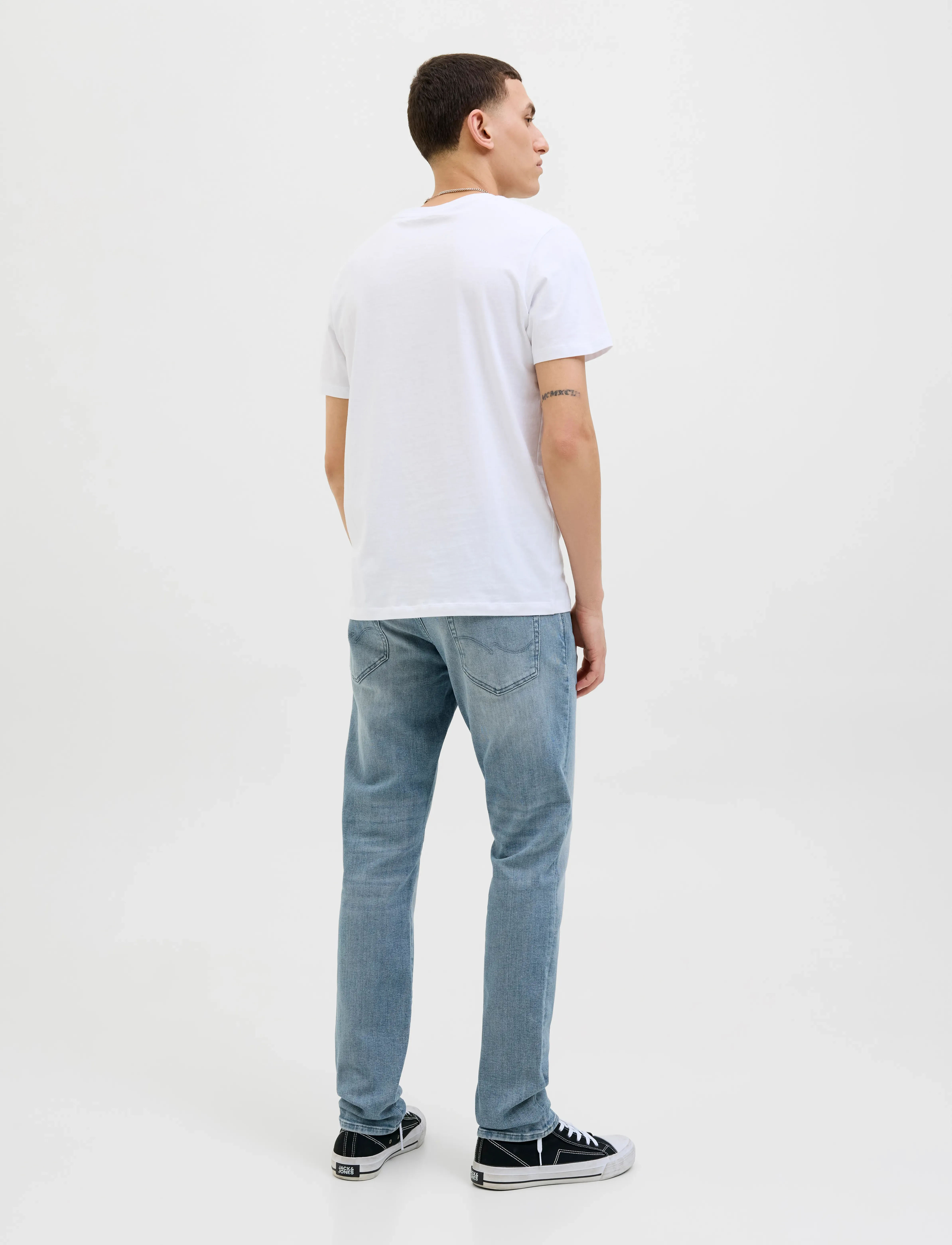 Jack & Jones - JJIGLENN JJICON JOS 859 SPS SN - slim jeans - blue denim - 3