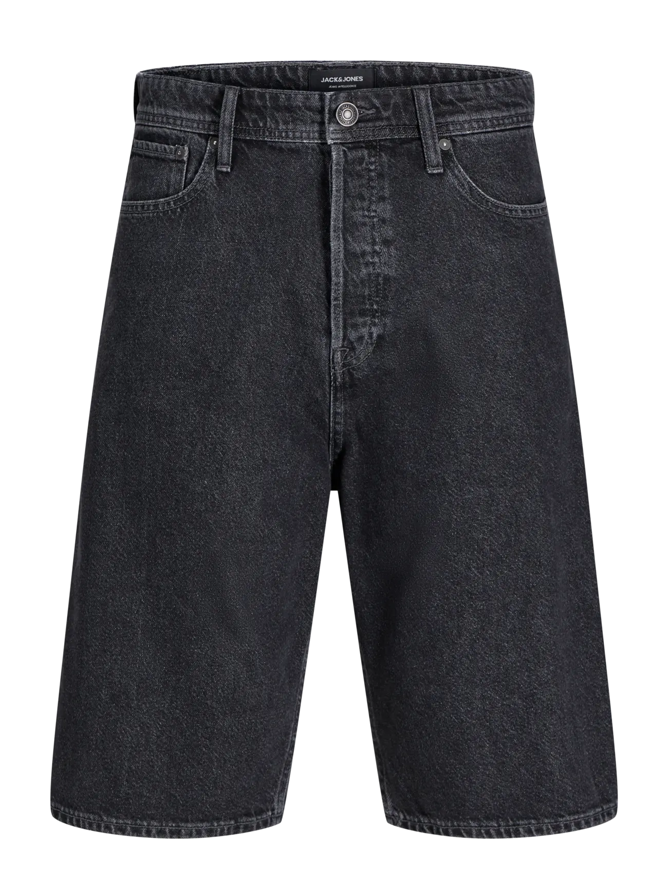 Jack & Jones JJIRON JJORIGINAL SHORTS SQ 730 SN - Shorts - BLACK DENIM / black