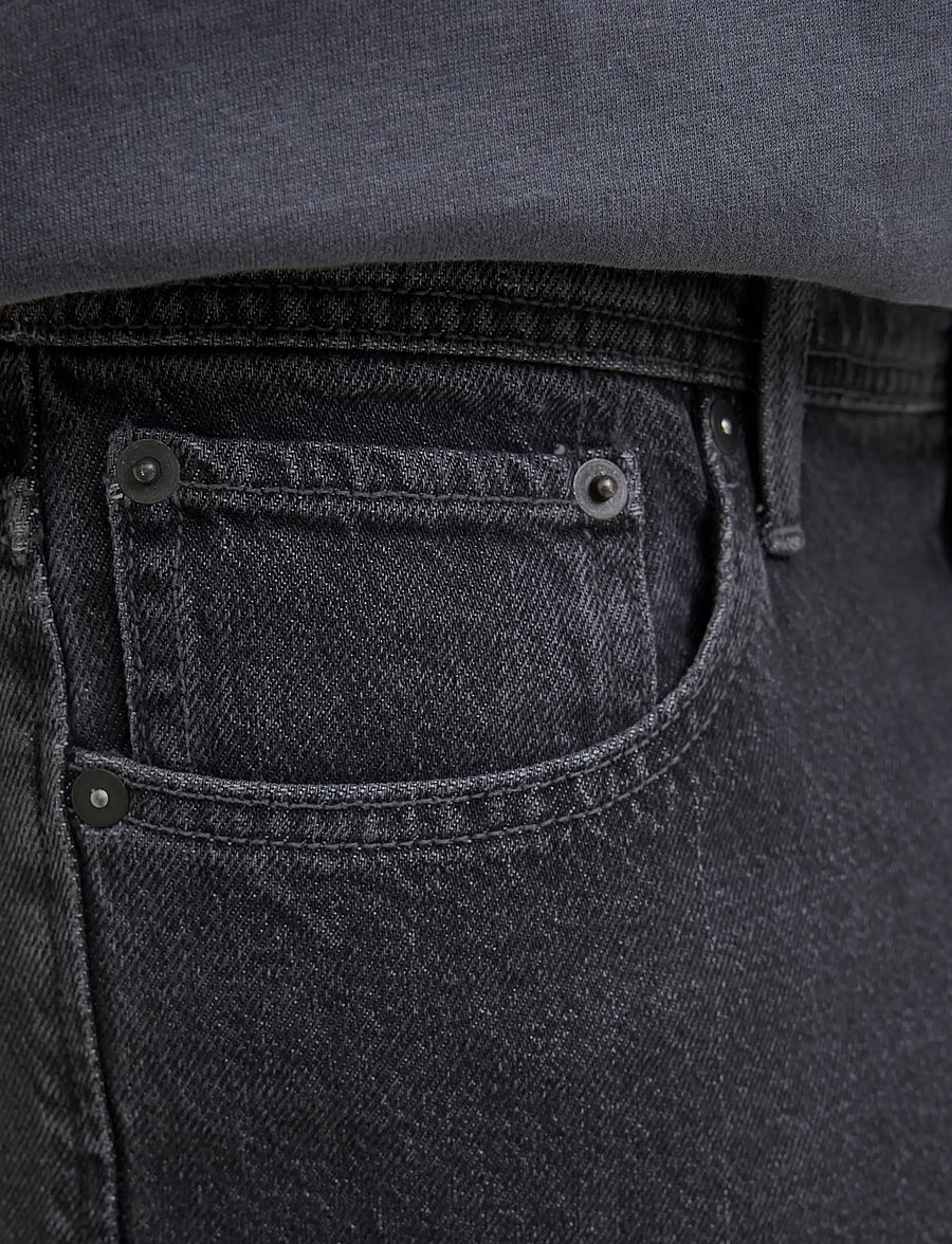 Jack & Jones - JJIRON JJORIGINAL SHORTS SQ 730 SN - jorts - black denim - 5