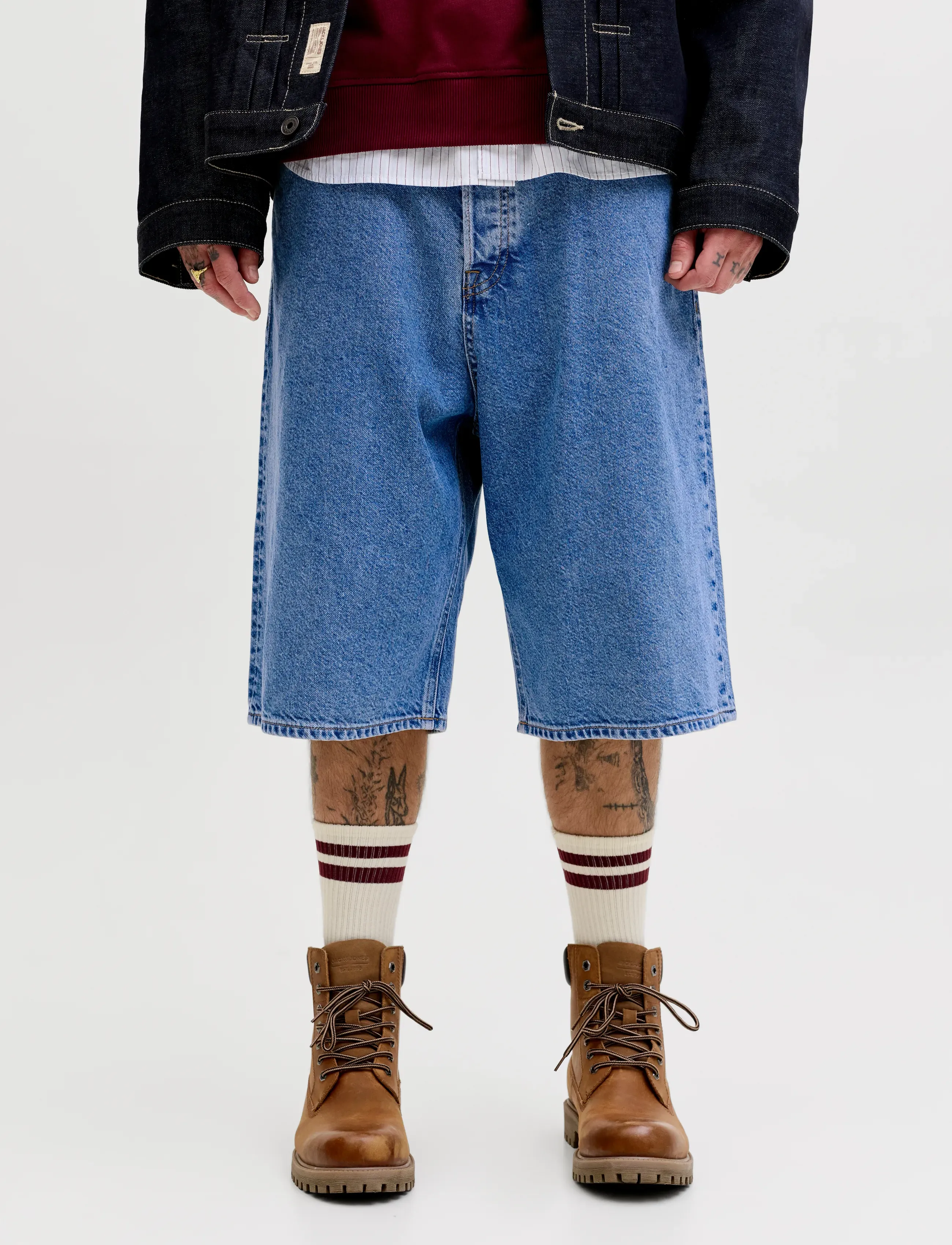Jack & Jones JJIRON JJORIGINAL SHORTS SQ 730 SN - Shorts - BLUE DENIM / blue