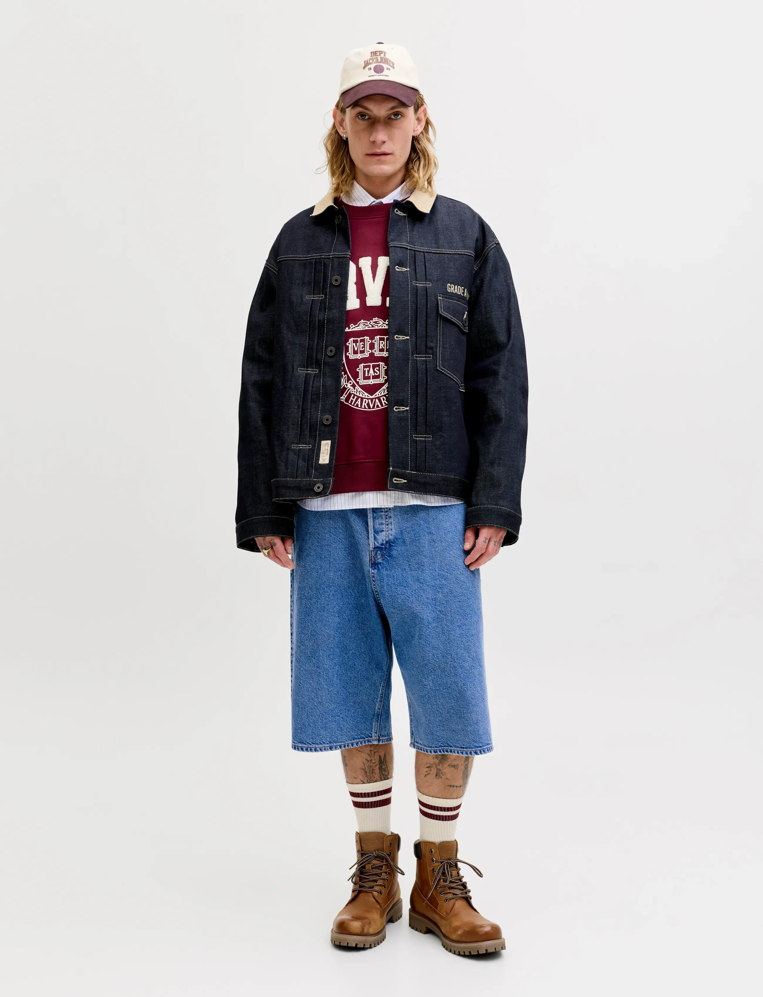 Jack & Jones - JJIRON JJORIGINAL SHORTS SQ 730 SN - short en jean - blue denim - 4