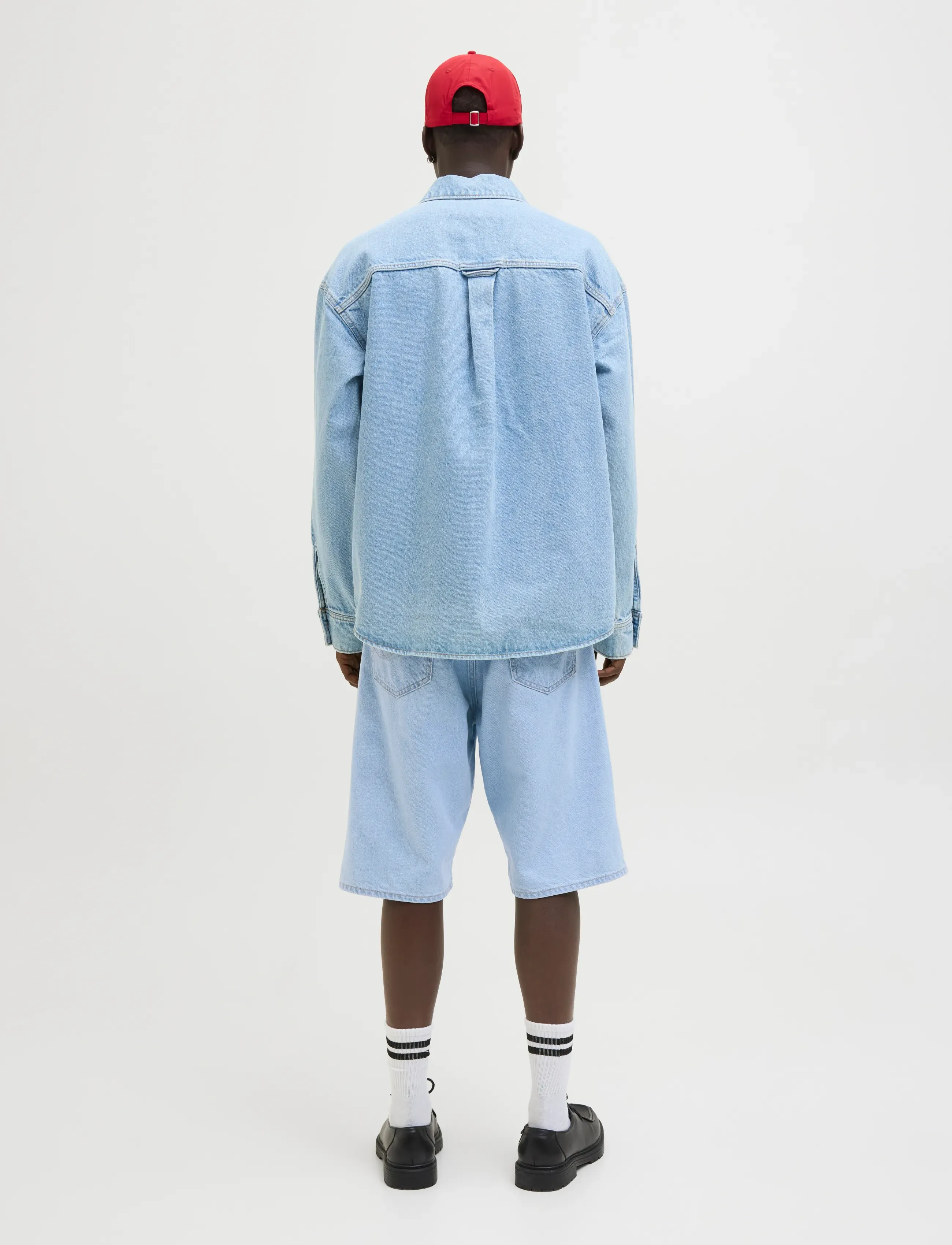 Jack & Jones - JJIRON JJORIGINAL SHORTS SQ 730 SN - jorts - blue denim - 3