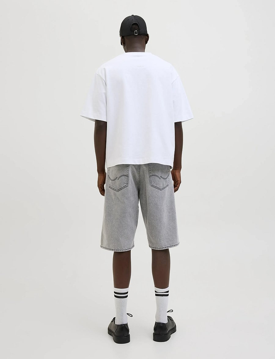 Jack & Jones - JJIRON JJORIGINAL SHORTS SQ 730 SN - jorts - grey denim - 3