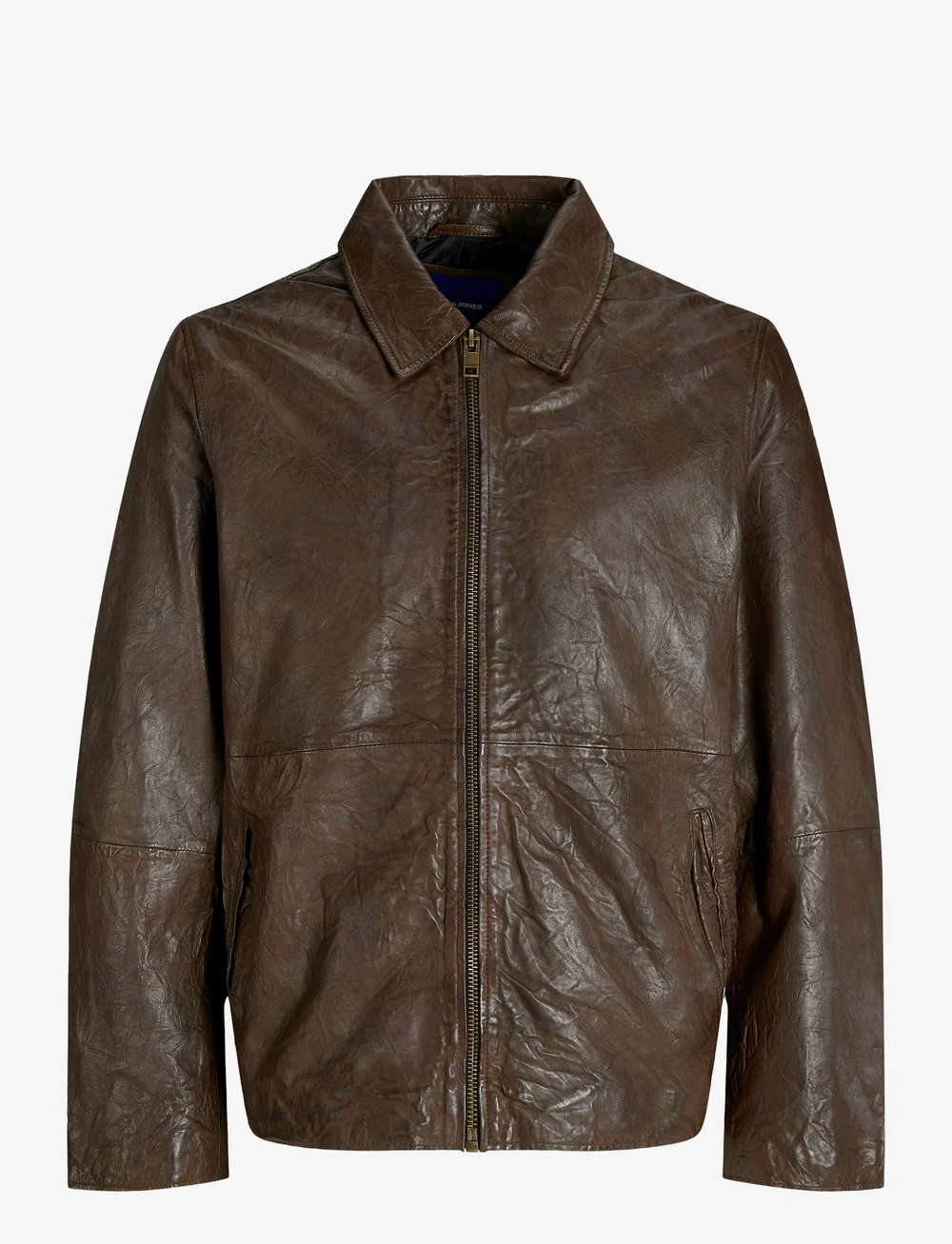 Jack & Jones - JORCRINCLE LEATHER JKT STYD AW24 - haustjakkar - chocolate brown - 1