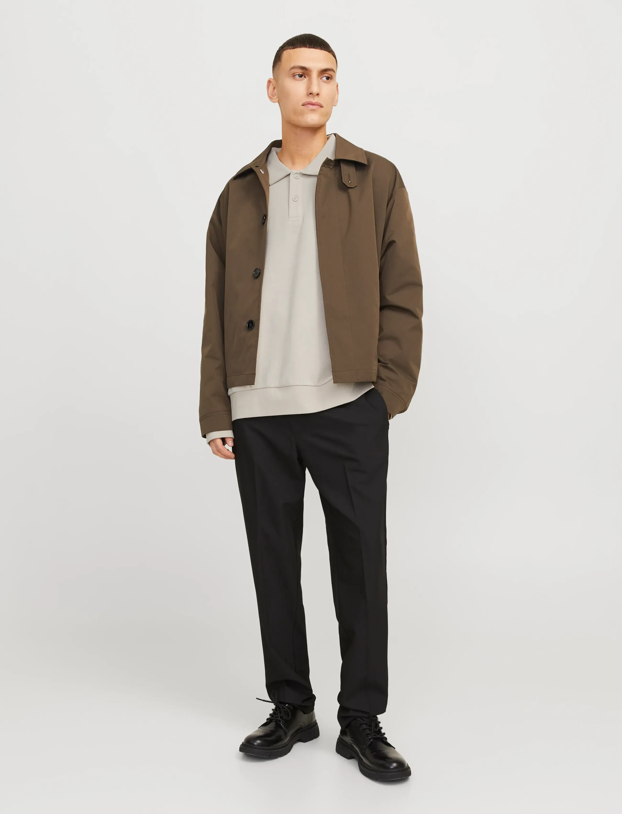 Polotröjor med långa ärmar Jack & Jones Bradley pikétröja 5