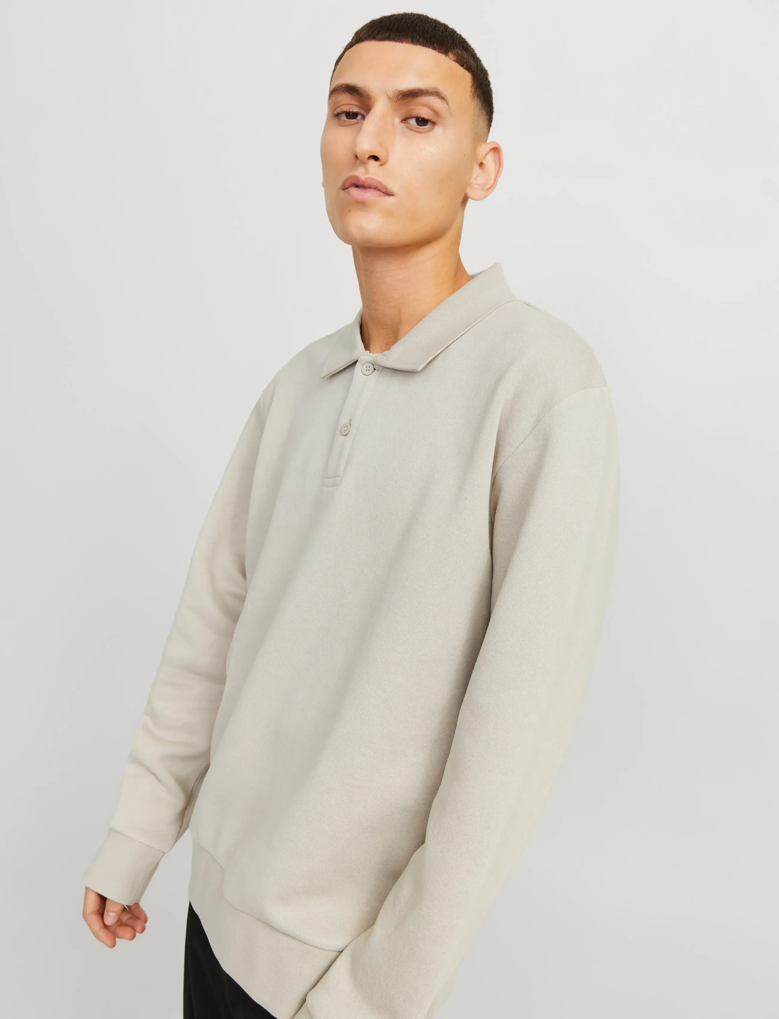 Polotröjor med långa ärmar Jack & Jones Bradley pikétröja 7