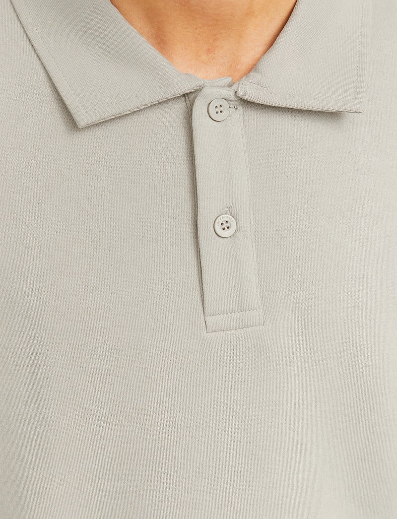 Jack & Jones - JJEBRADLEY SWEAT POLO NOOS - poloer i strik med lange ærmer - moonbeam - 5