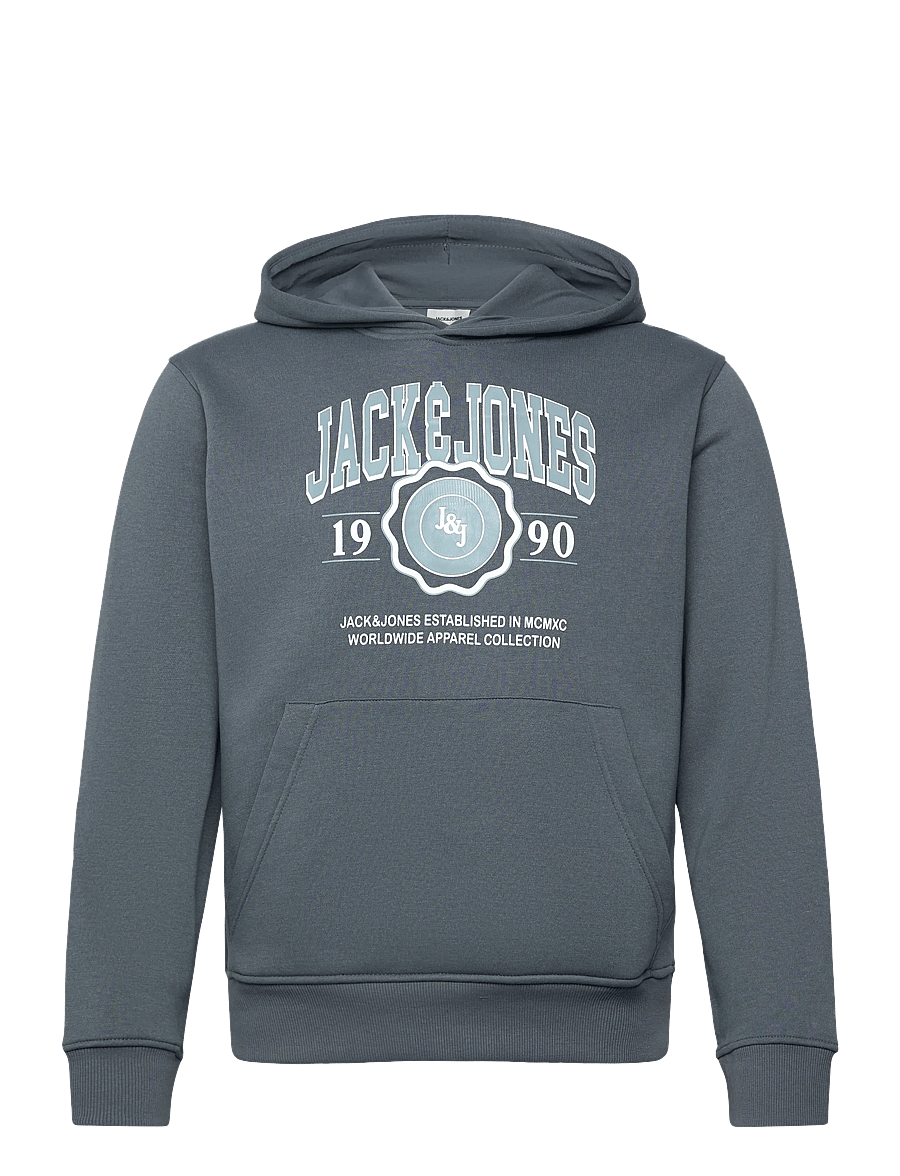 Jack & Jones - JJMAKO SWEAT HOOD - hettegensere - stormy weather - 0