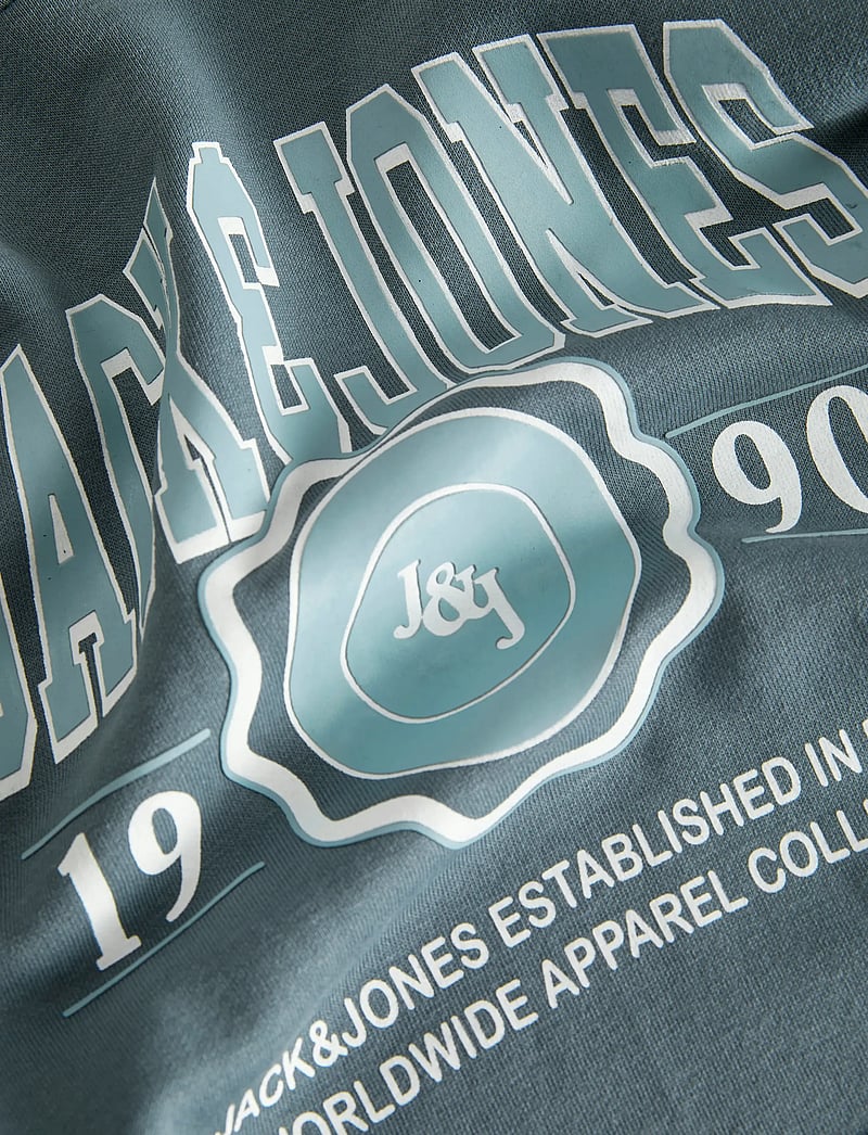 Jack & Jones - JJMAKO SWEAT HOOD - kapuutsiga dressipluusid - stormy weather - 2