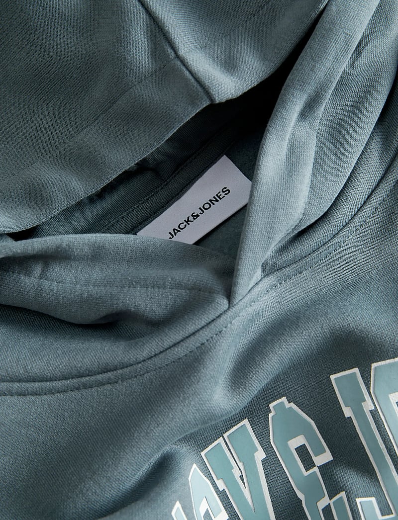 Jack & Jones - JJMAKO SWEAT HOOD - kapuutsiga dressipluusid - stormy weather - 3