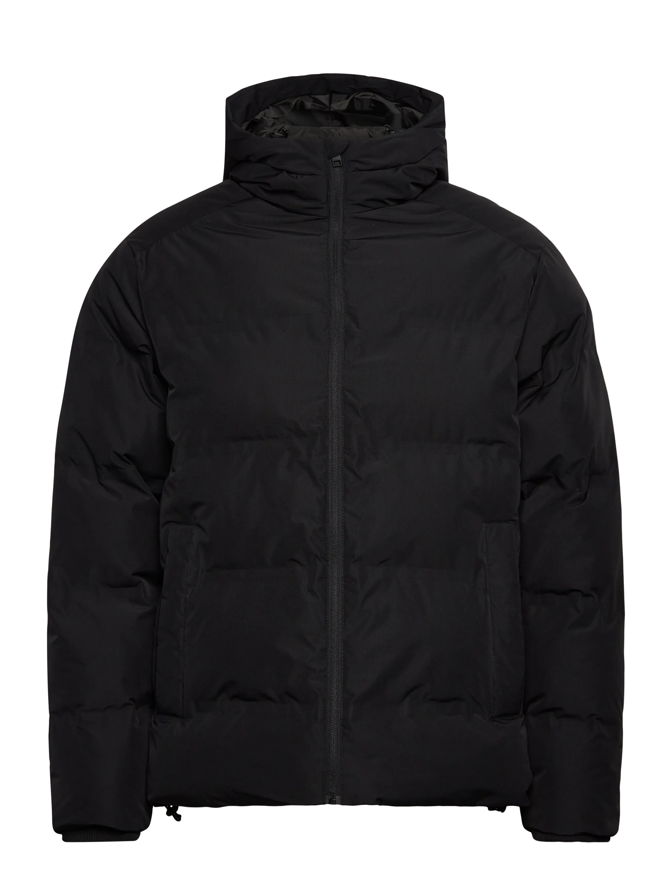 Jack & Jones JJESOHO PUFFER HOOD SN - Winter jackets - BLACK / black