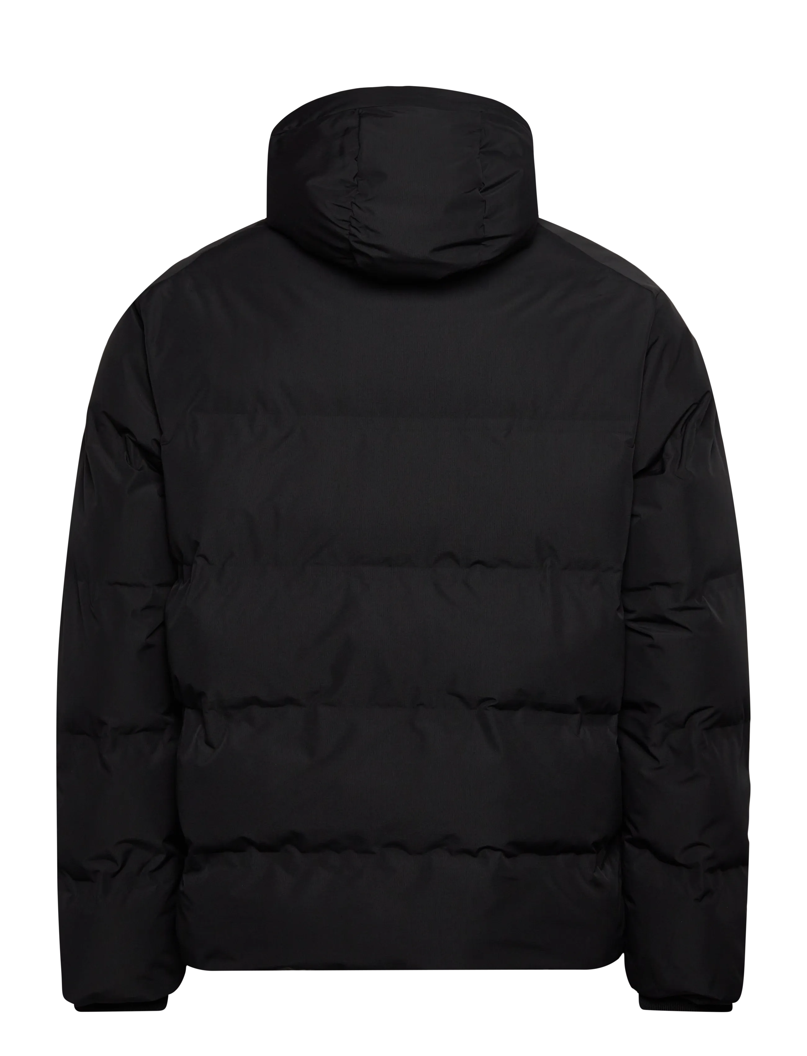 Jack & Jones - JJESOHO PUFFER HOOD SN - dunjackor - black - 2