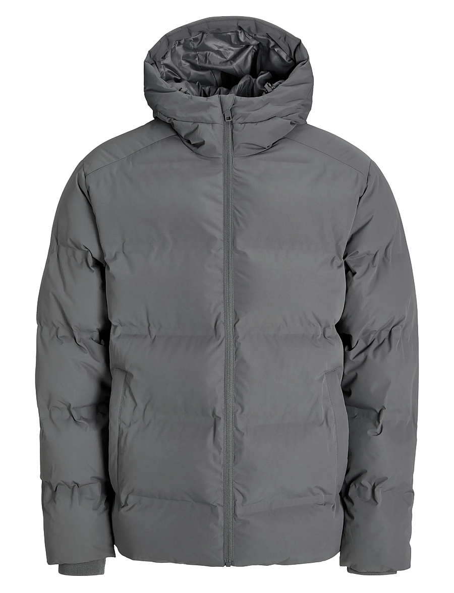 Jack & Jones - JJESOHO PUFFER HOOD SN - daunenjacken - castlerock - 0
