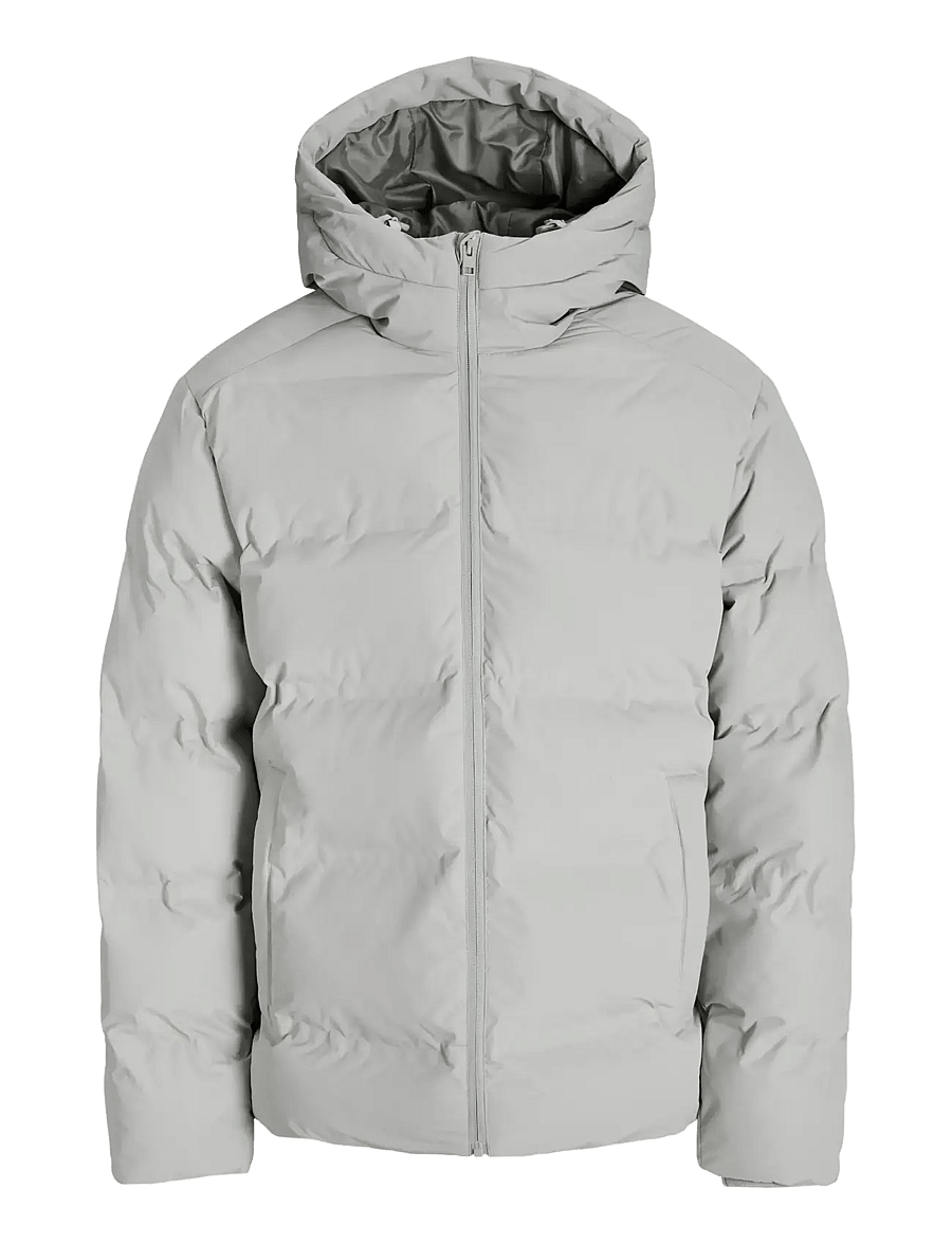 Jack & Jones - JJESOHO PUFFER HOOD SN - fôrede jakker - dove - 1