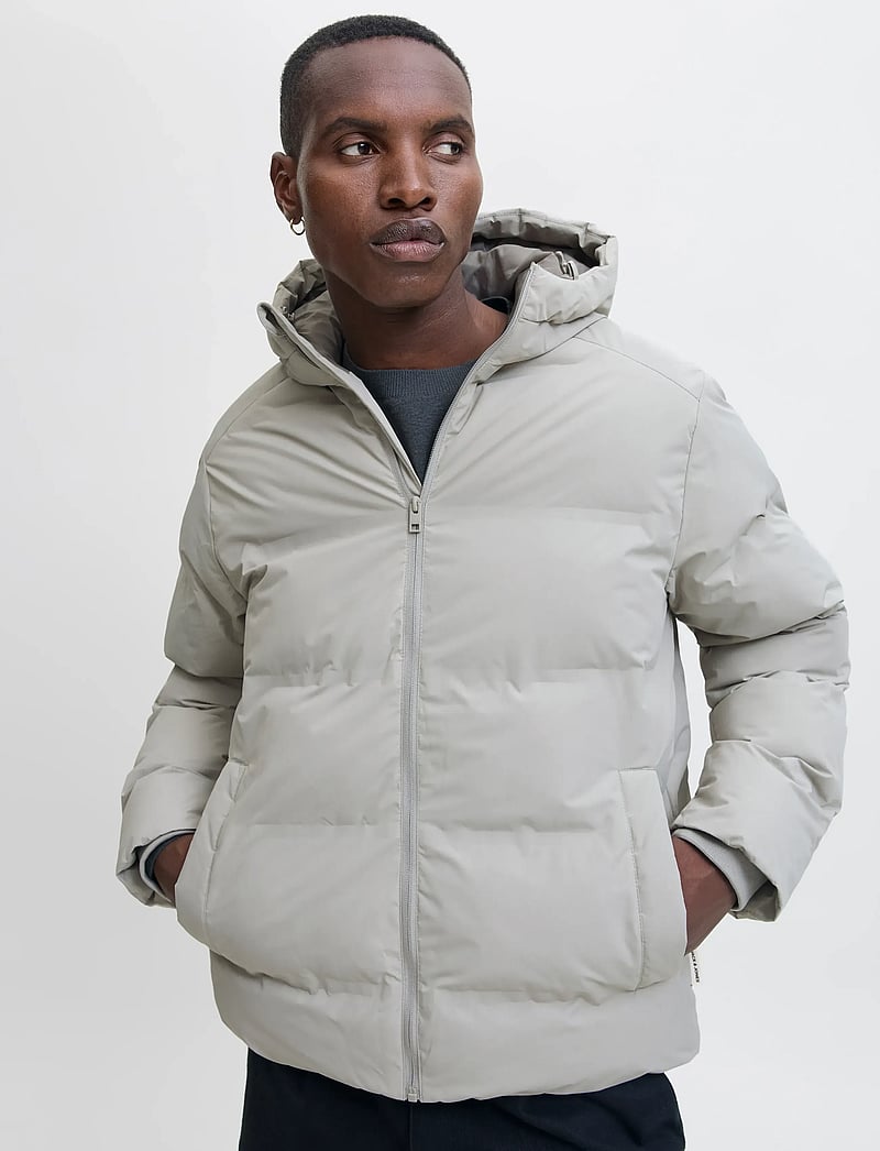 Jack & Jones - JJESOHO PUFFER HOOD SN - donsjassen - dove - 4