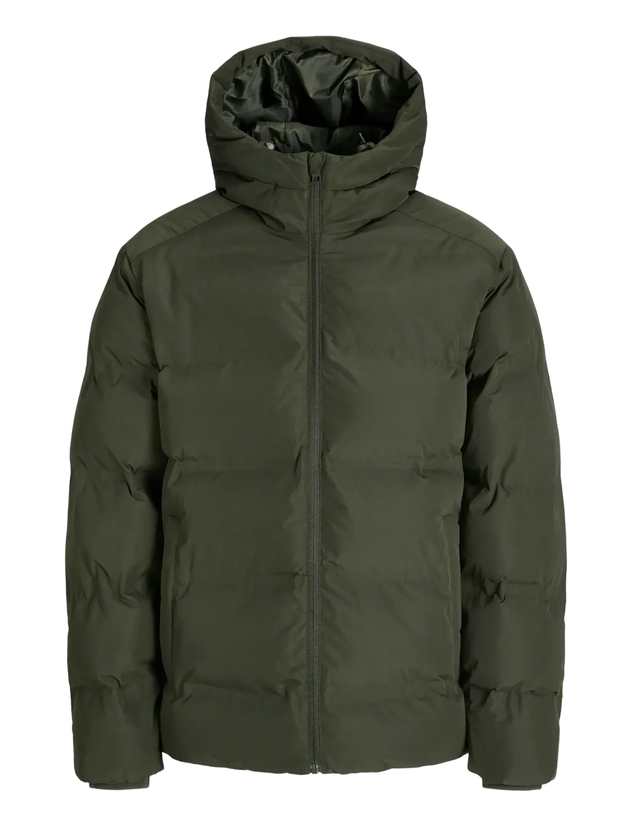 JACK & JONES Jjesoho Puffer Hood Sn Khaki - L - Herren