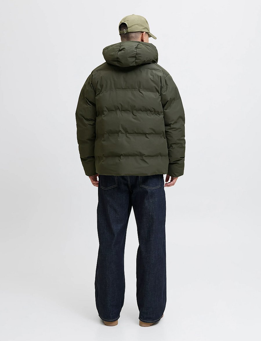 Jack & Jones - JJESOHO PUFFER HOOD SN - donsjassen - rosin - 2