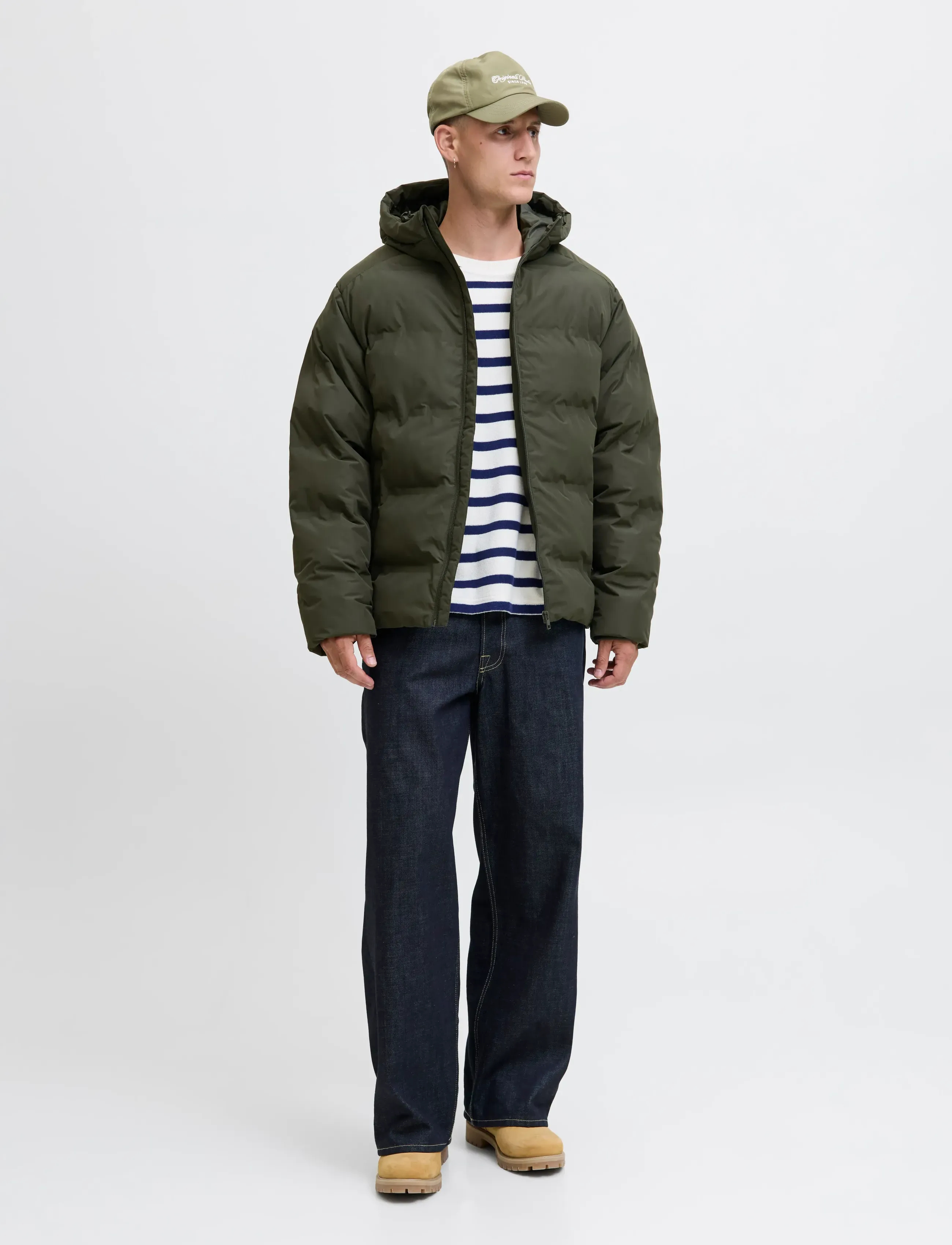 Jack & Jones - JJESOHO PUFFER HOOD SN - dunjackor - rosin - 4