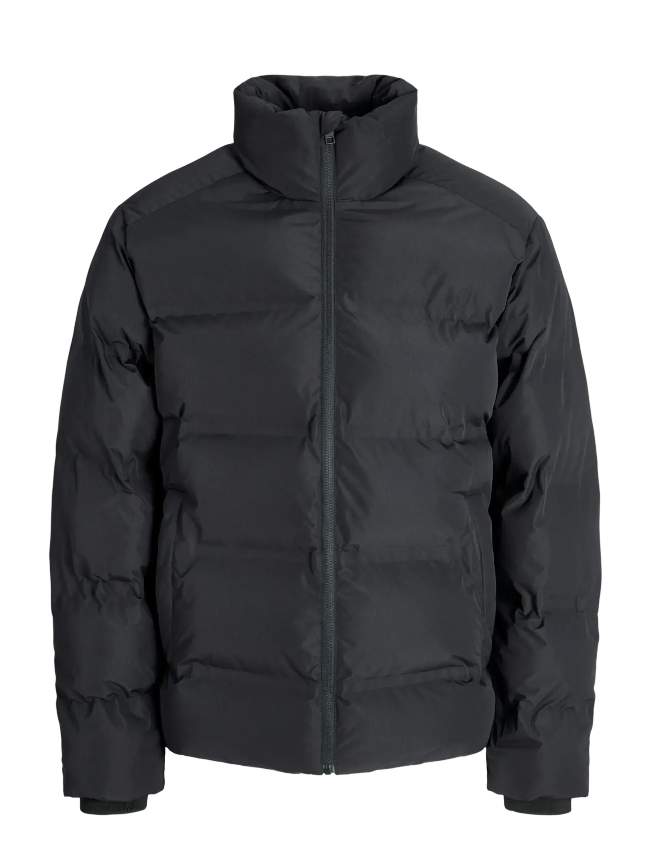 Jack & Jones JJESOHO PUFFER COLLAR SN - Jackets & Coats - BLACK / black