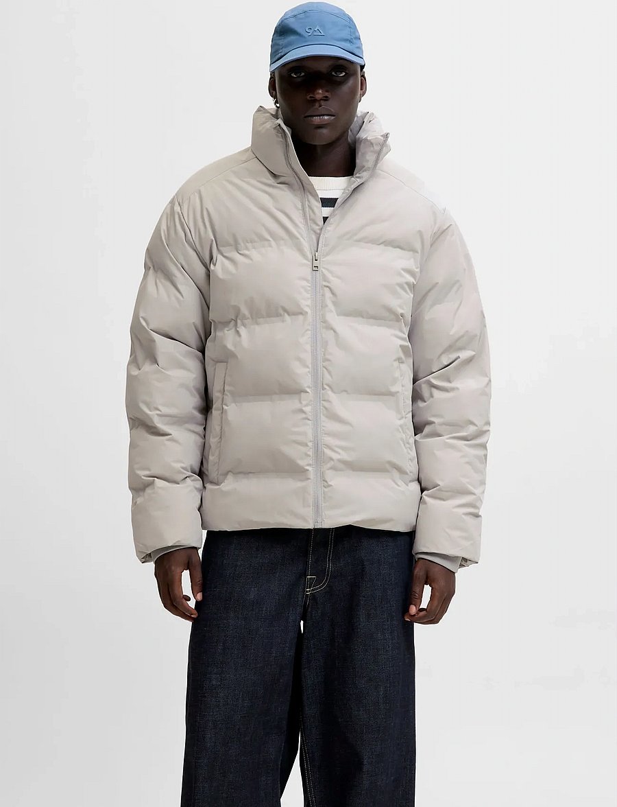 Jack & Jones - JJESOHO PUFFER COLLAR SN - daunenjacken - dove - 2