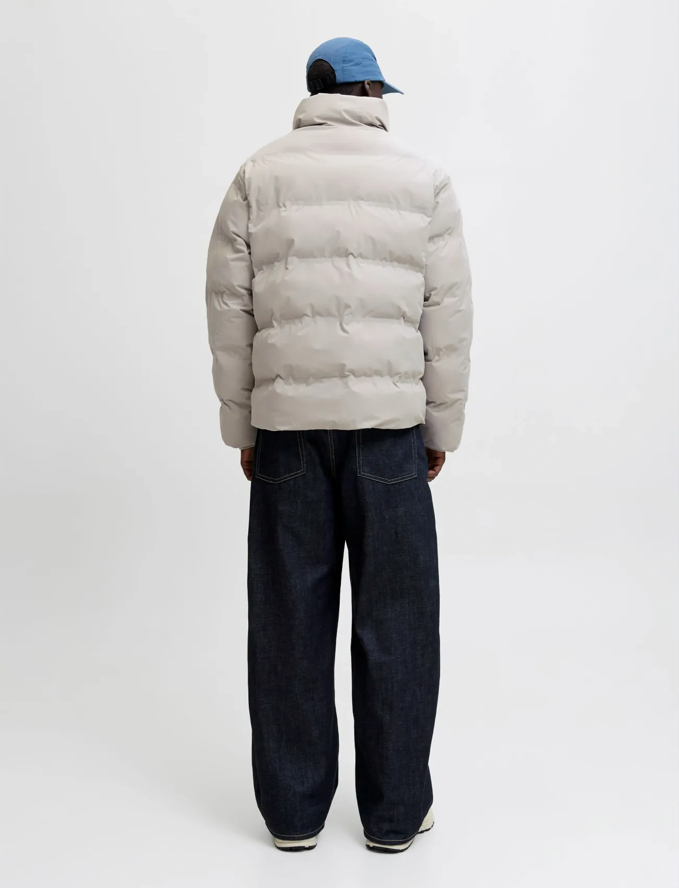 Jack & Jones - JJESOHO PUFFER COLLAR SN - daunenjacken - dove - 3