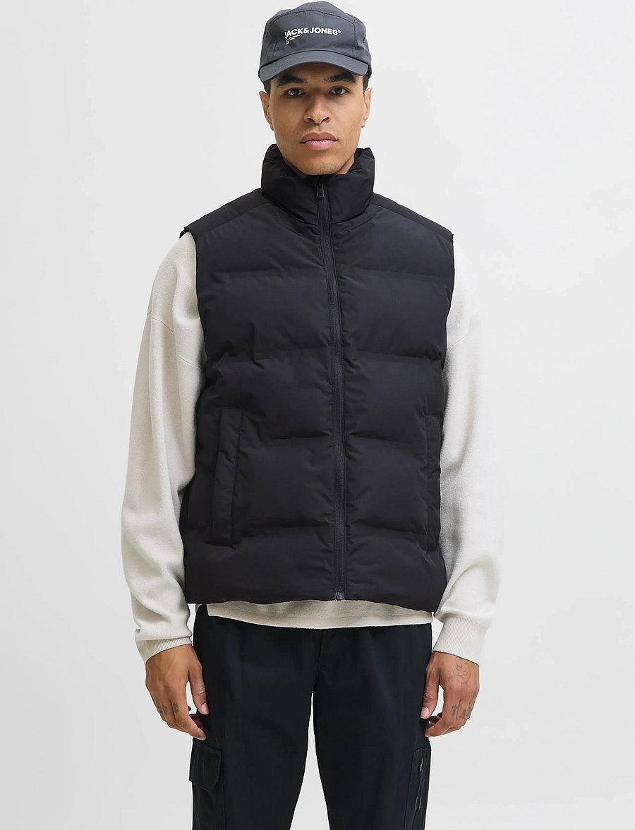 Jack & Jones - JJESOHO BODYWARMER COLLAR SN - westen - black - 0